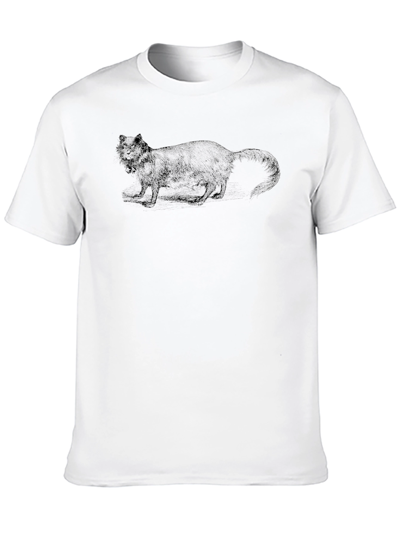 Black Black Fox Graphic Tee - Men's Casual Short Sleeve view 10