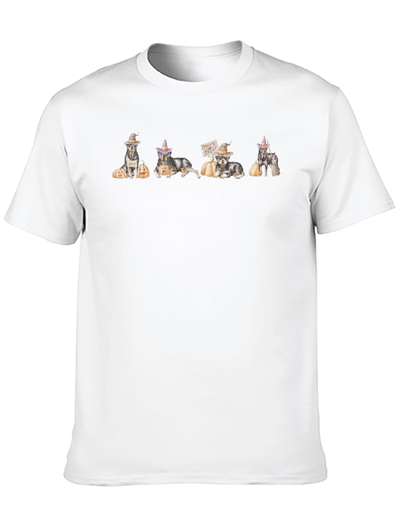 Black Halloween Dog T-Shirt - Spooky Season Tee view 10