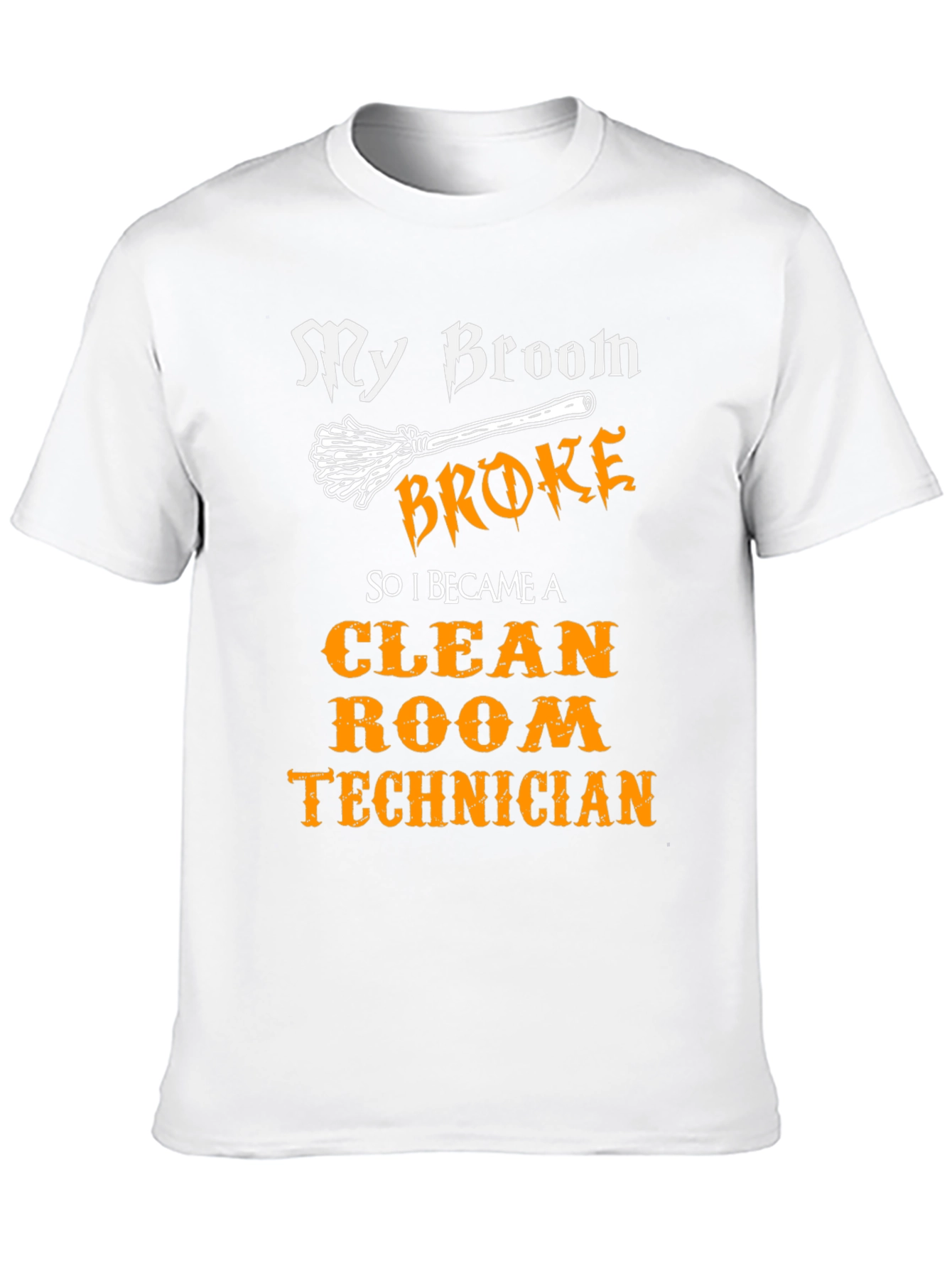 Black Funny Clean Room Technician T-Shirt view 10