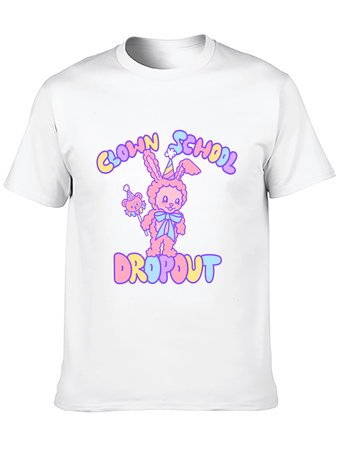 Black Clown School Dropout Graphic T-Shirt view 10