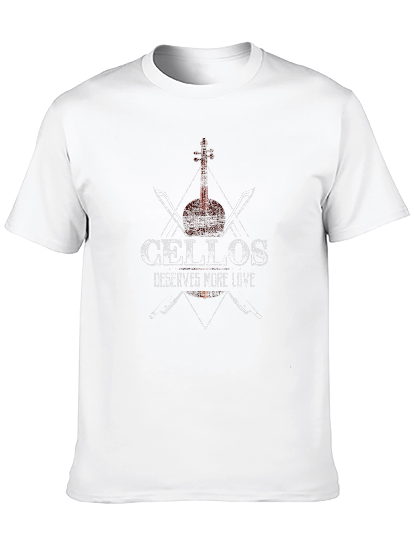 Black Cellos Deserve More Love T-Shirt - Music Lover Tee view 10