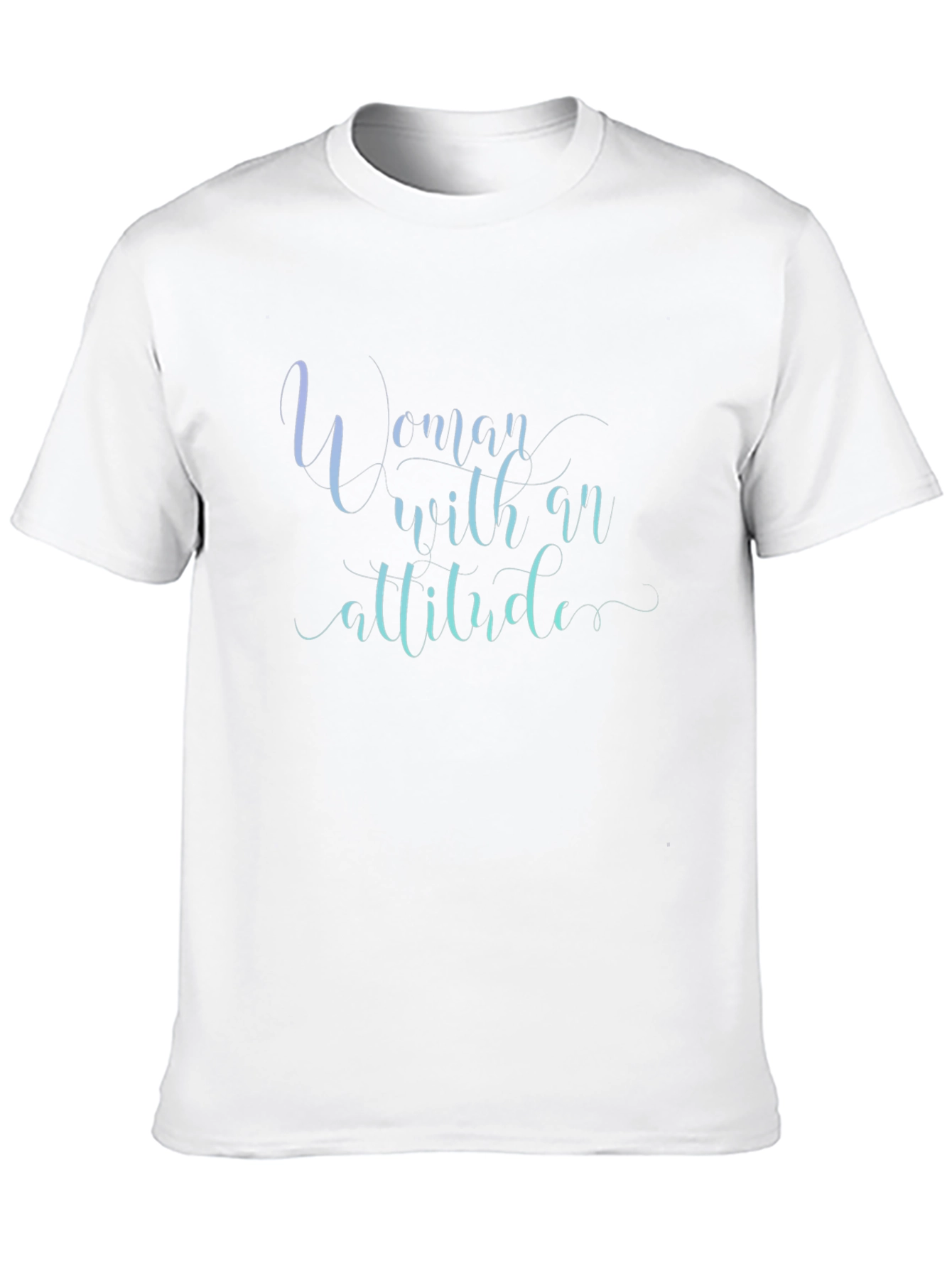 Black Woman With Attitude Graphic Tee - Trendy Black T-Shirt view 10