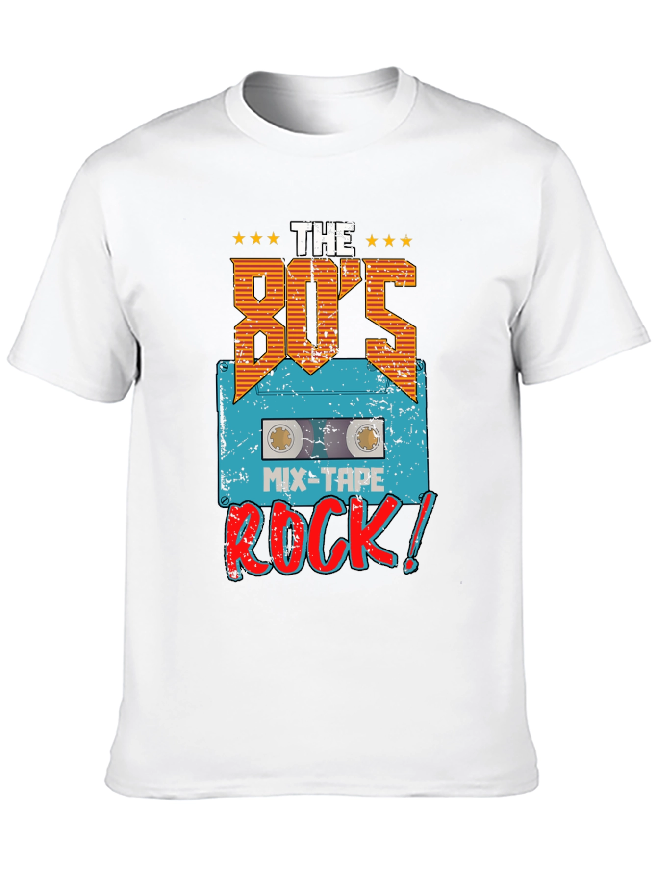 Black 80's Mix-Tape Rock T-Shirt view 10