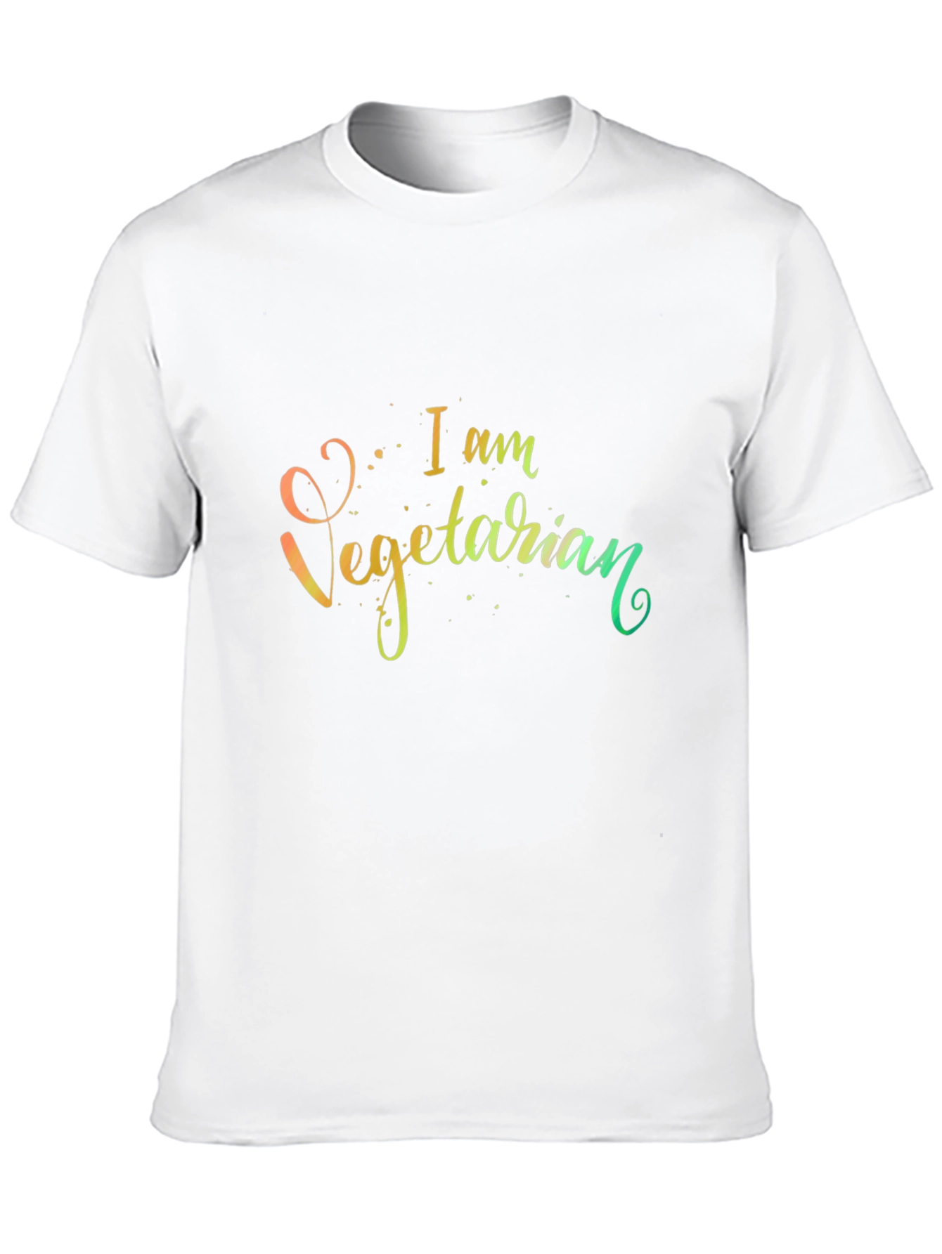 Black I am Vegetarian Graphic Tee view 10