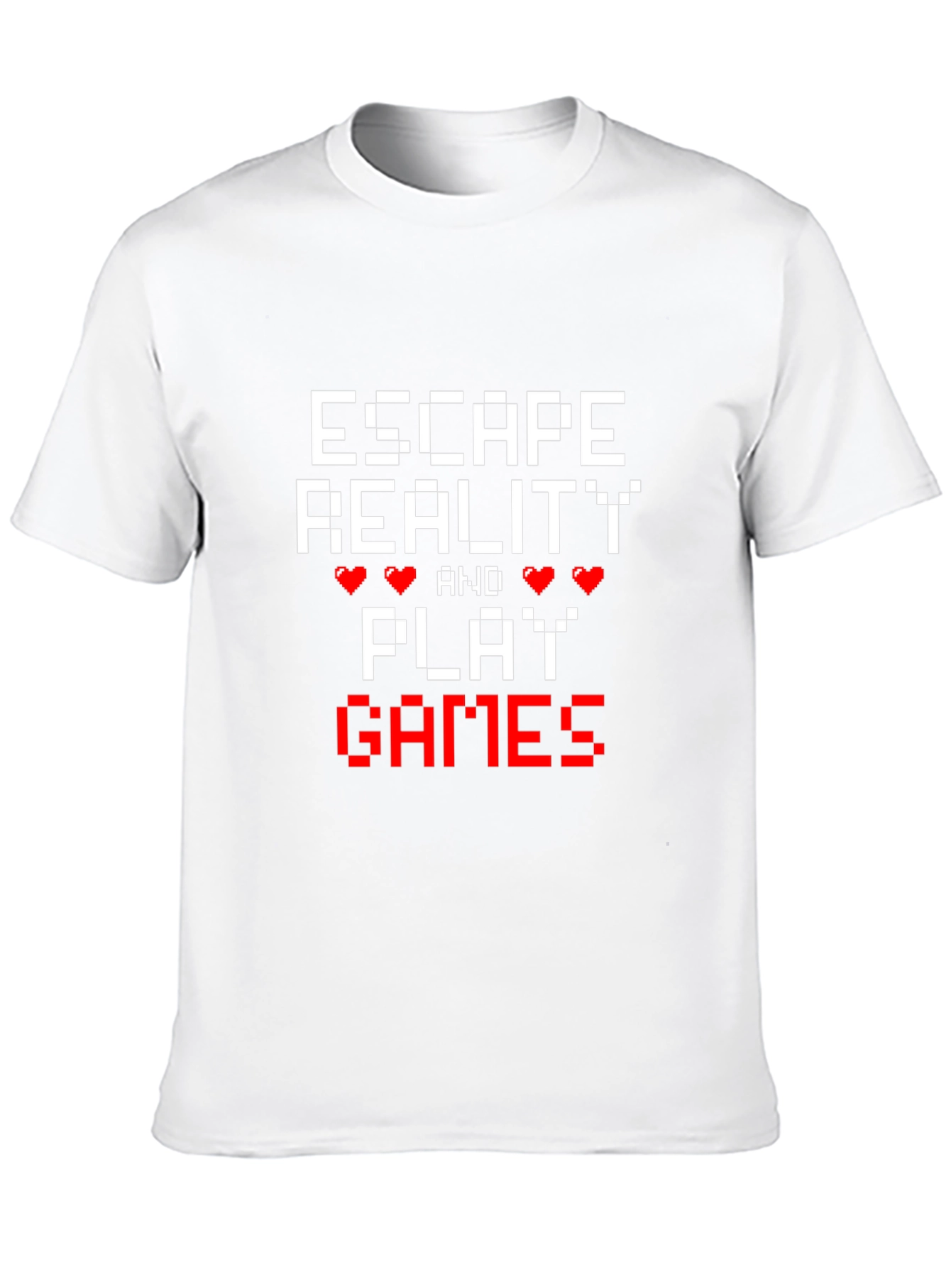 Black Escape Reality T-Shirt - Gamer Pixel Graphic Tee view 10