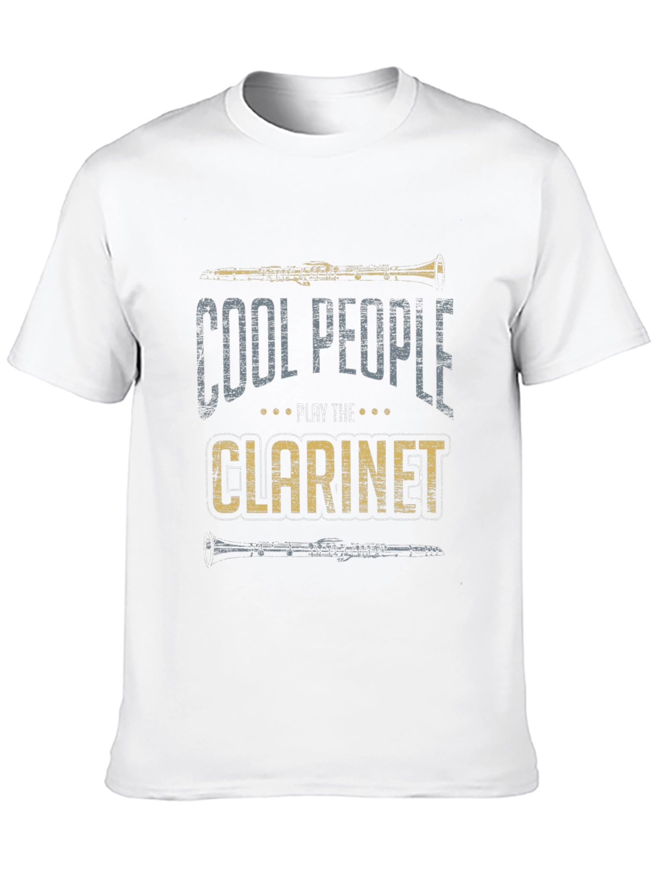 Black Cool People Play Clarinet Black T-Shirt view 10