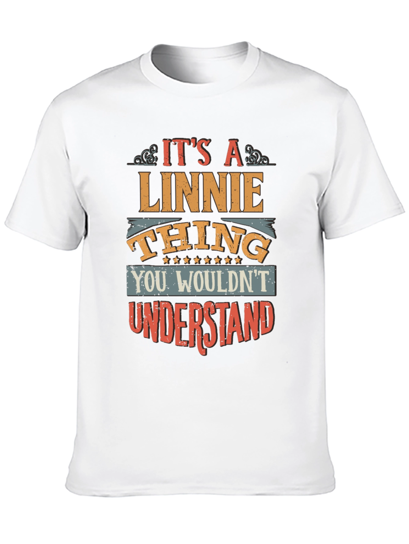Black Linnie Thing T-Shirt - Unique Gift Idea view 10