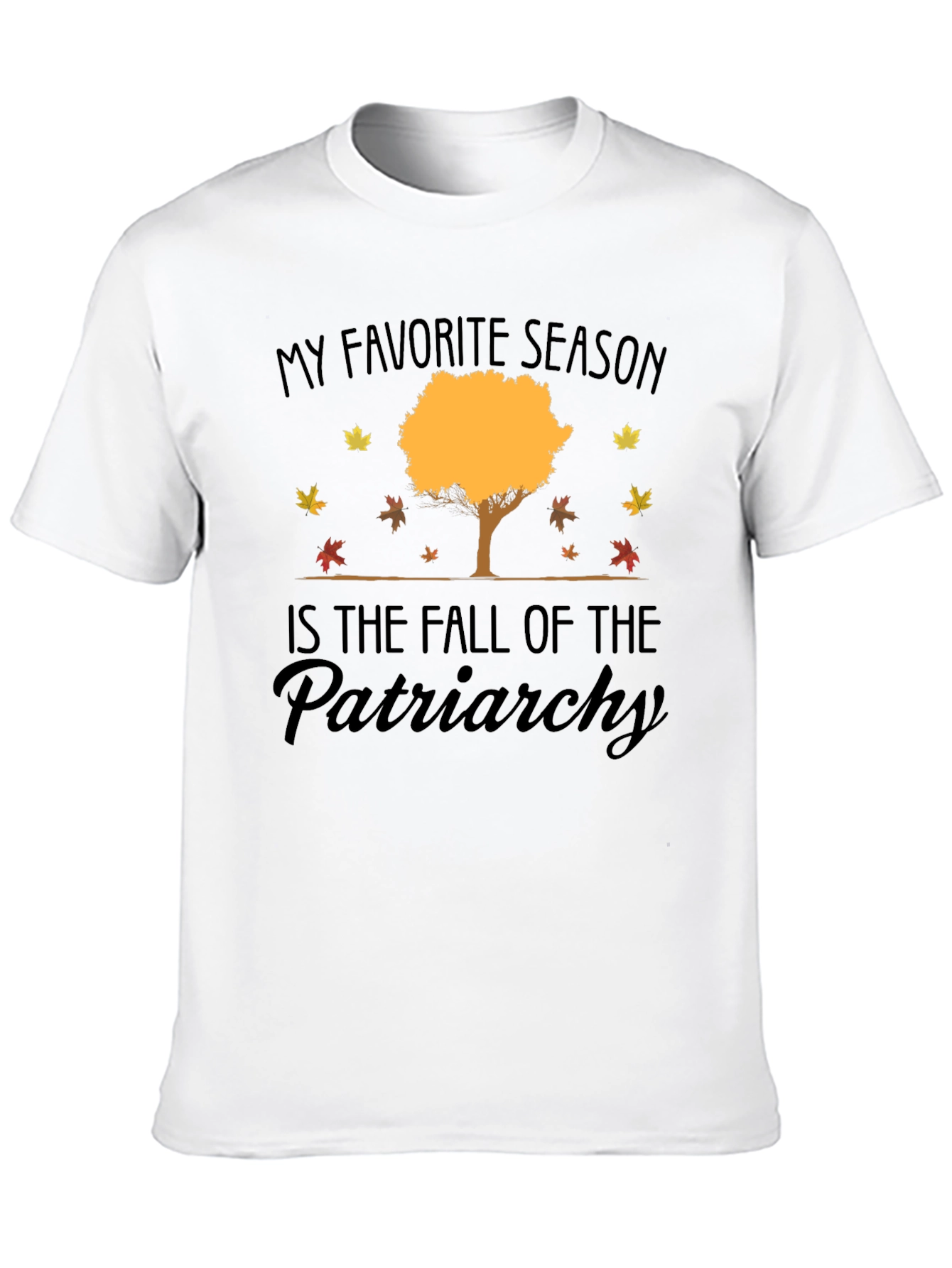 Black Fall of the Patriarchy Tee view 10
