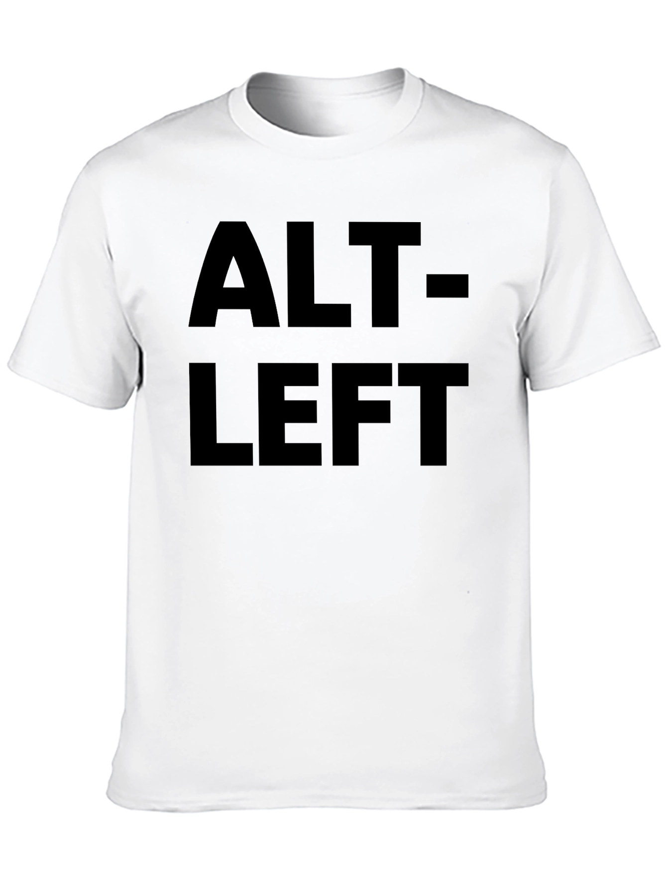 Black Alt-Left Graphic T-Shirt - Bold Statement Tee view 10
