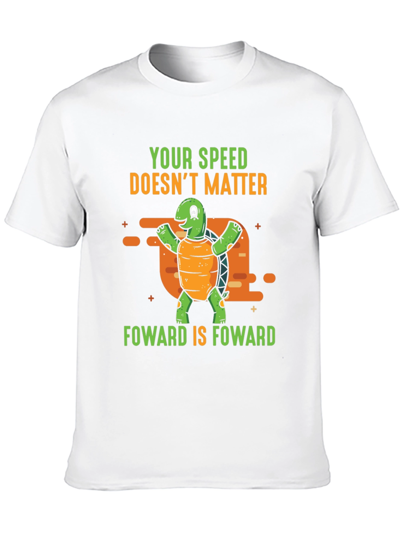 Black Funny Turtle Graphic T-Shirt - Your Speed Doesn't Matter view 10