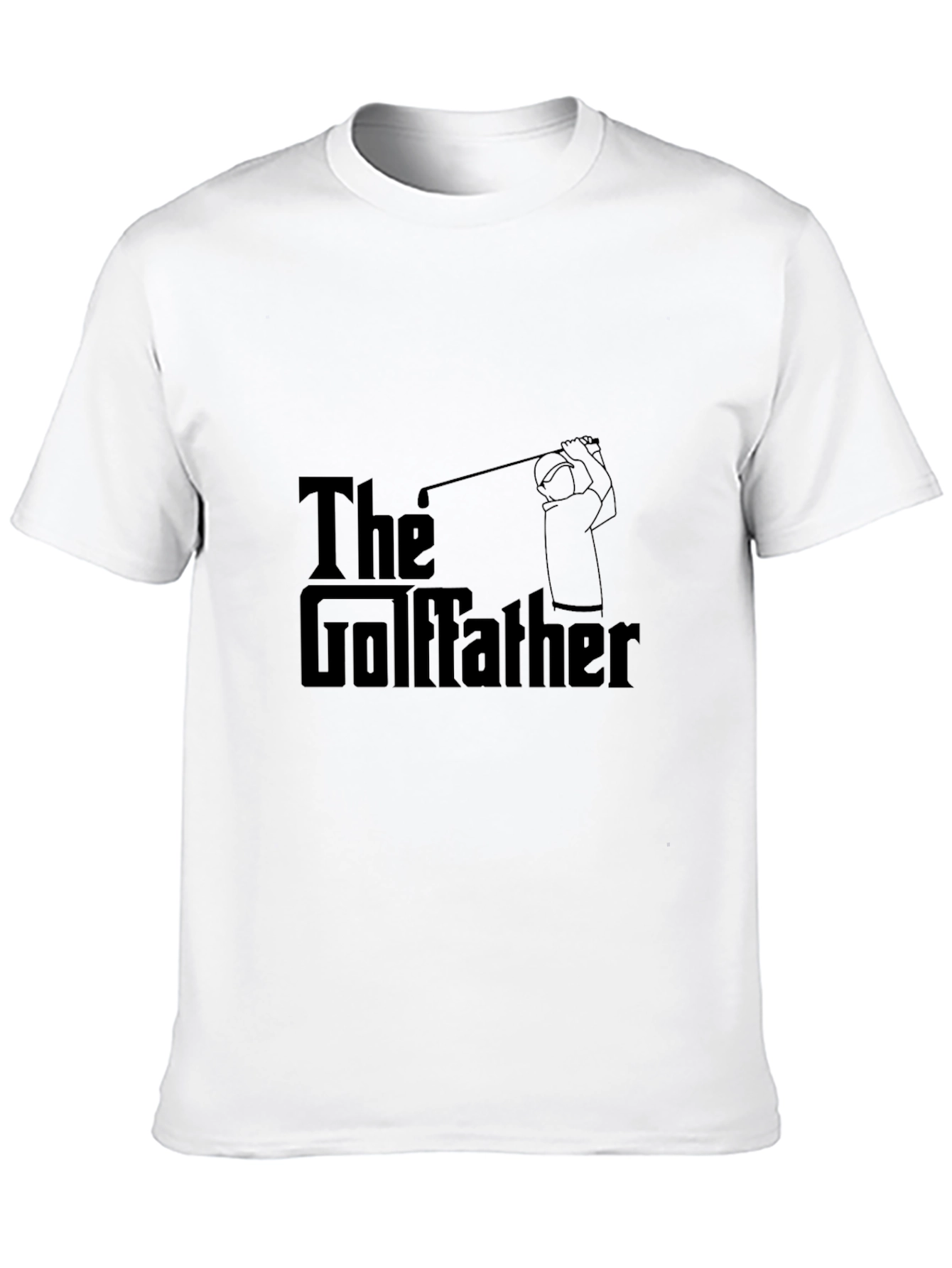 Black The Golfather T-Shirt - Golfing Humor Tee view 10