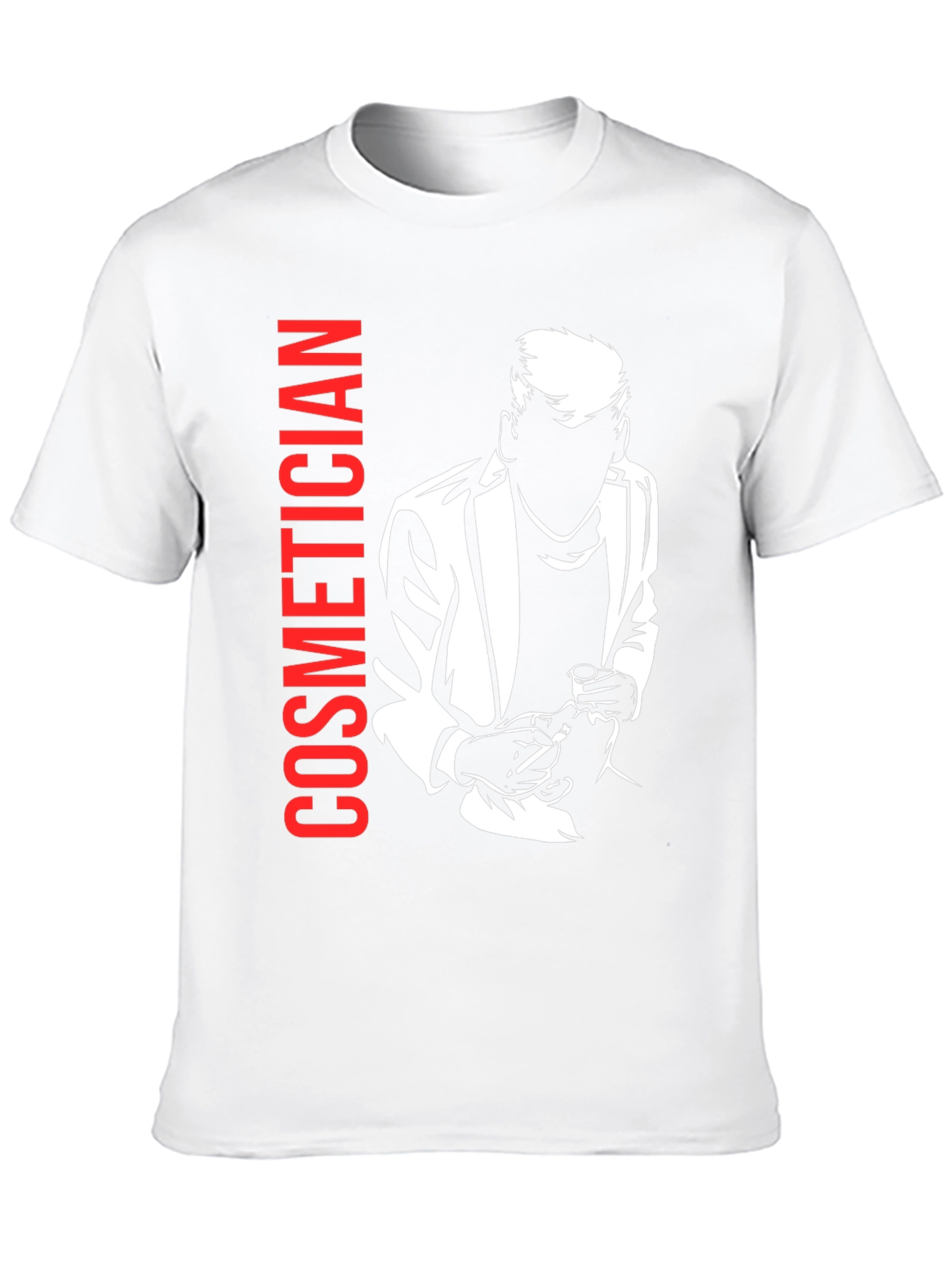 Black Cosmetician Graphic T-Shirt - Unisex Style view 10