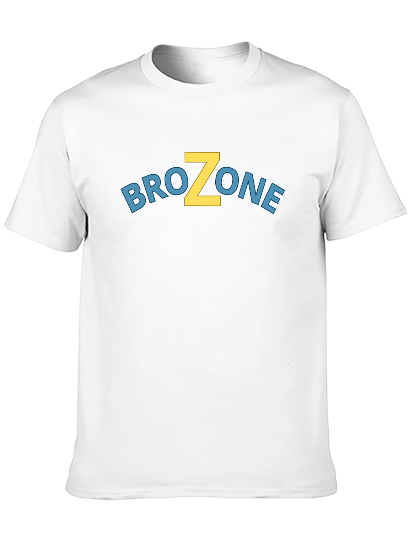Black BroZone Graphic T-Shirt - Black Crew Neck Tee view 10
