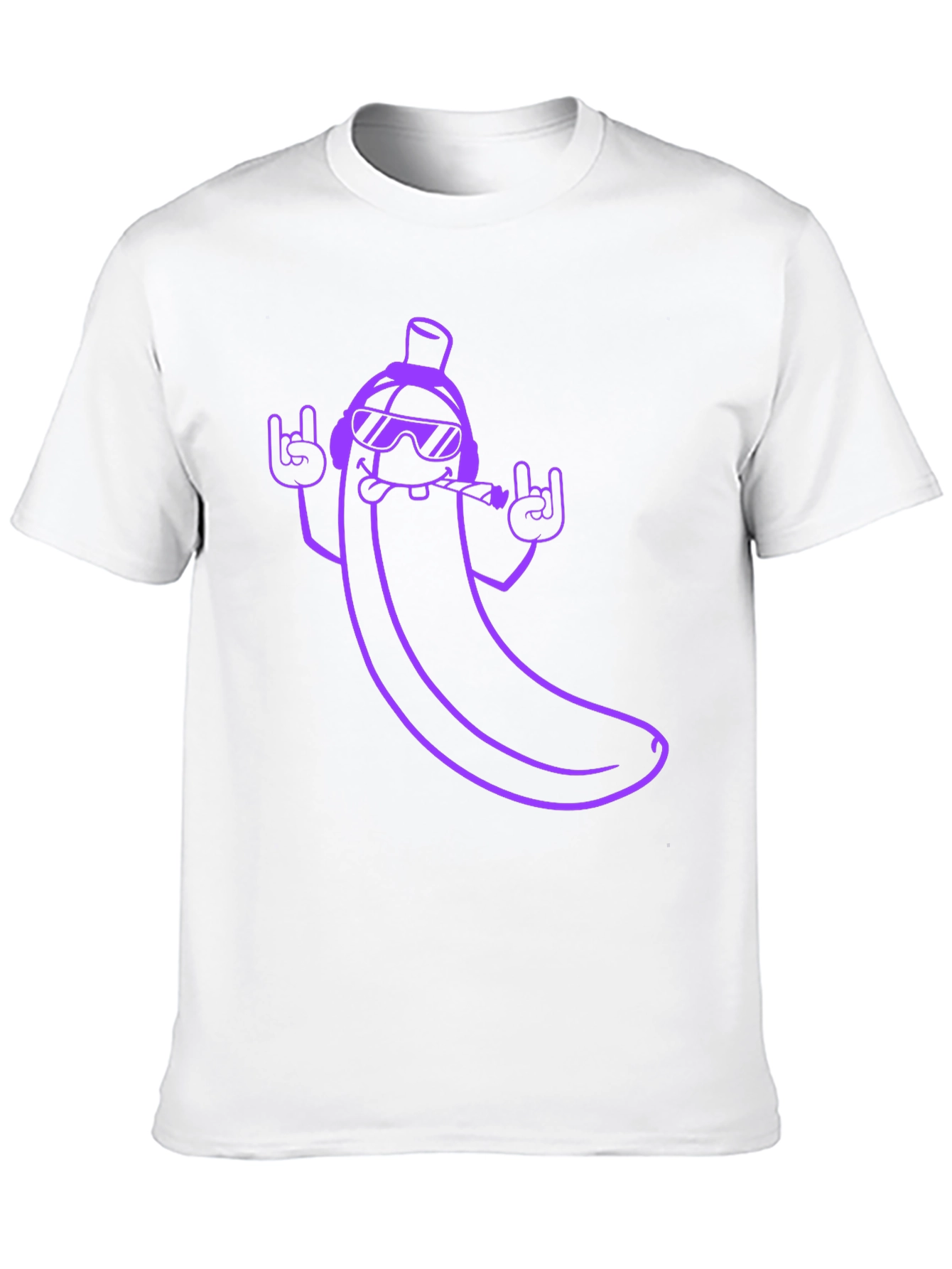 Black Cool Banana Graphic T-Shirt - Rock On Style! view 10
