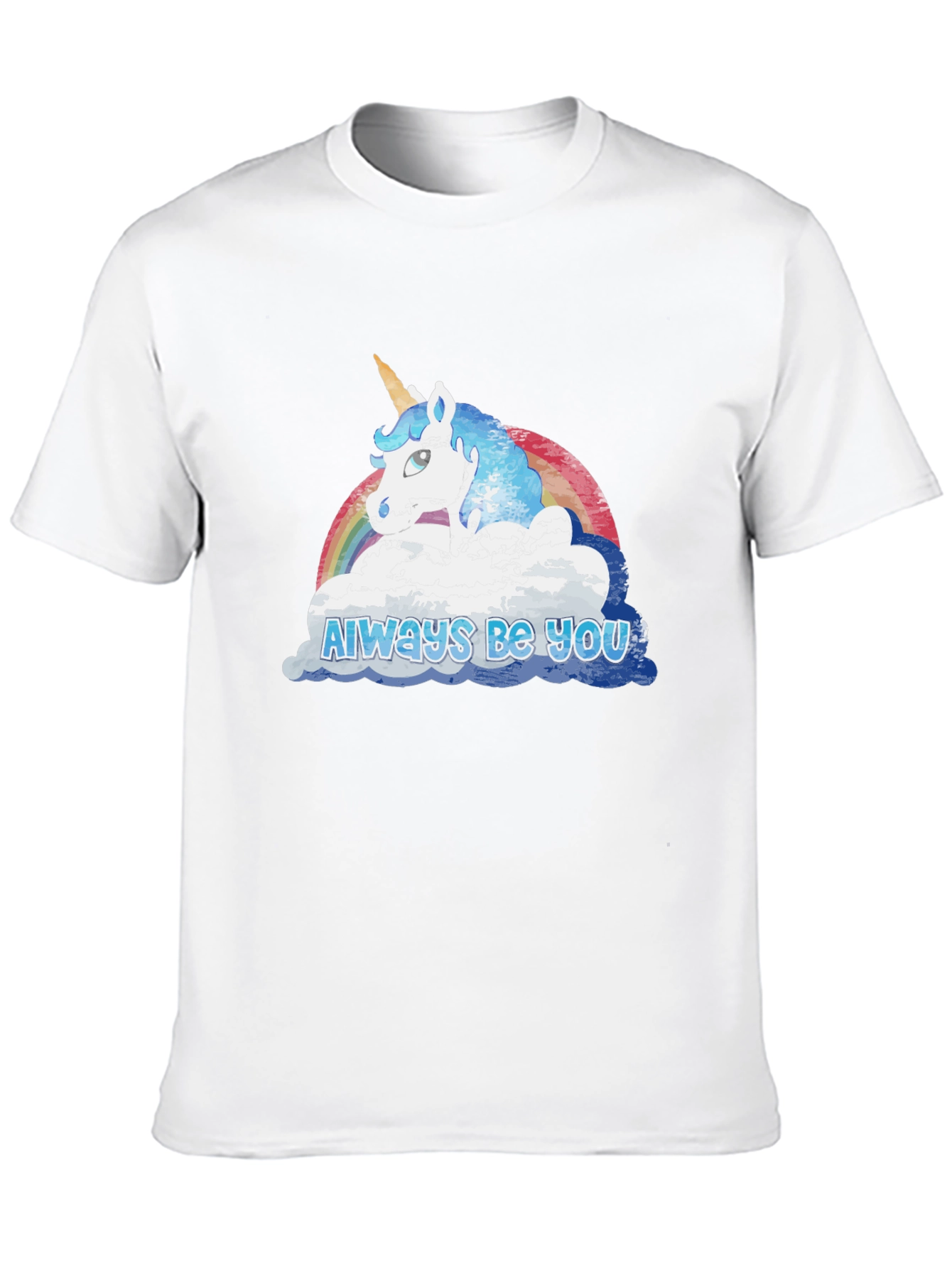 Black Always Be You Unicorn Graphic Tee - Soft Cotton Blend view 10