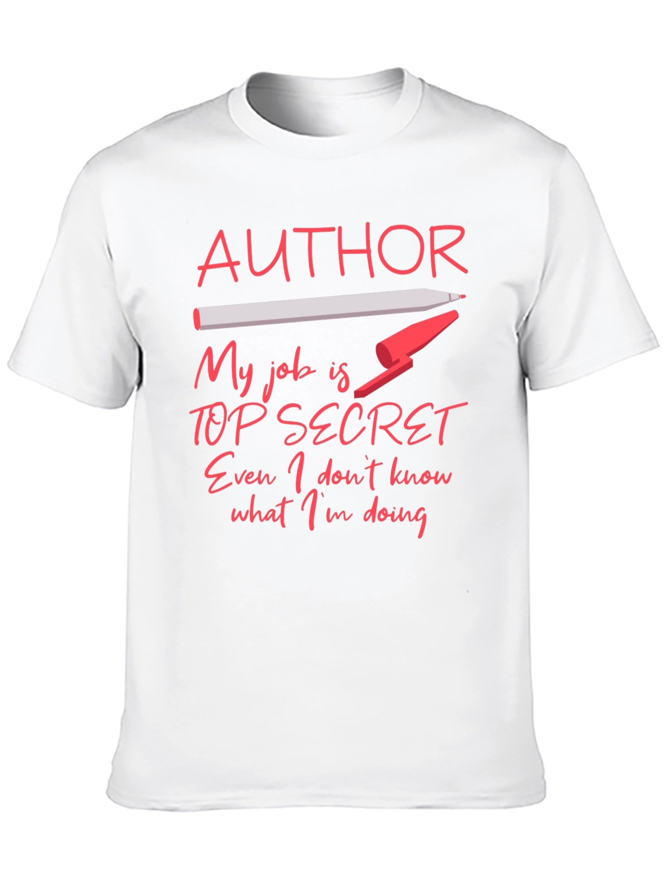 Author Top Secret Job T-Shirt - 10
