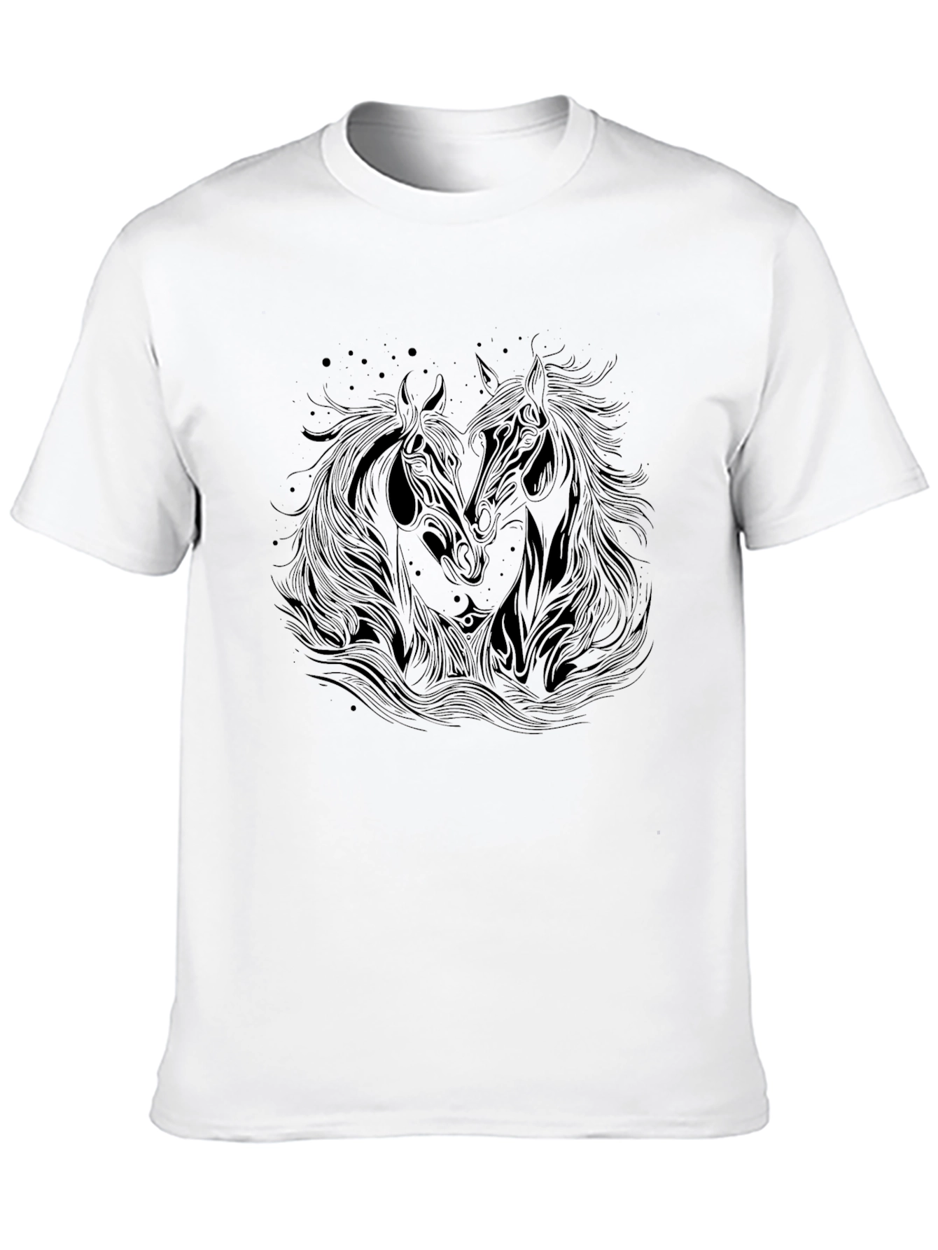 Black Black Horse Graphic T-Shirt view 10