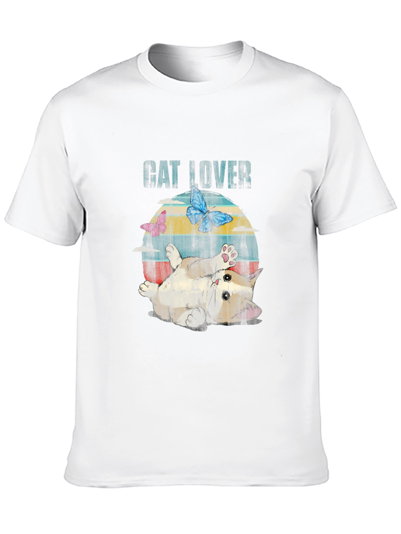 Black Cat Lover Graphic Tee - Unisex Black T-Shirt view 10