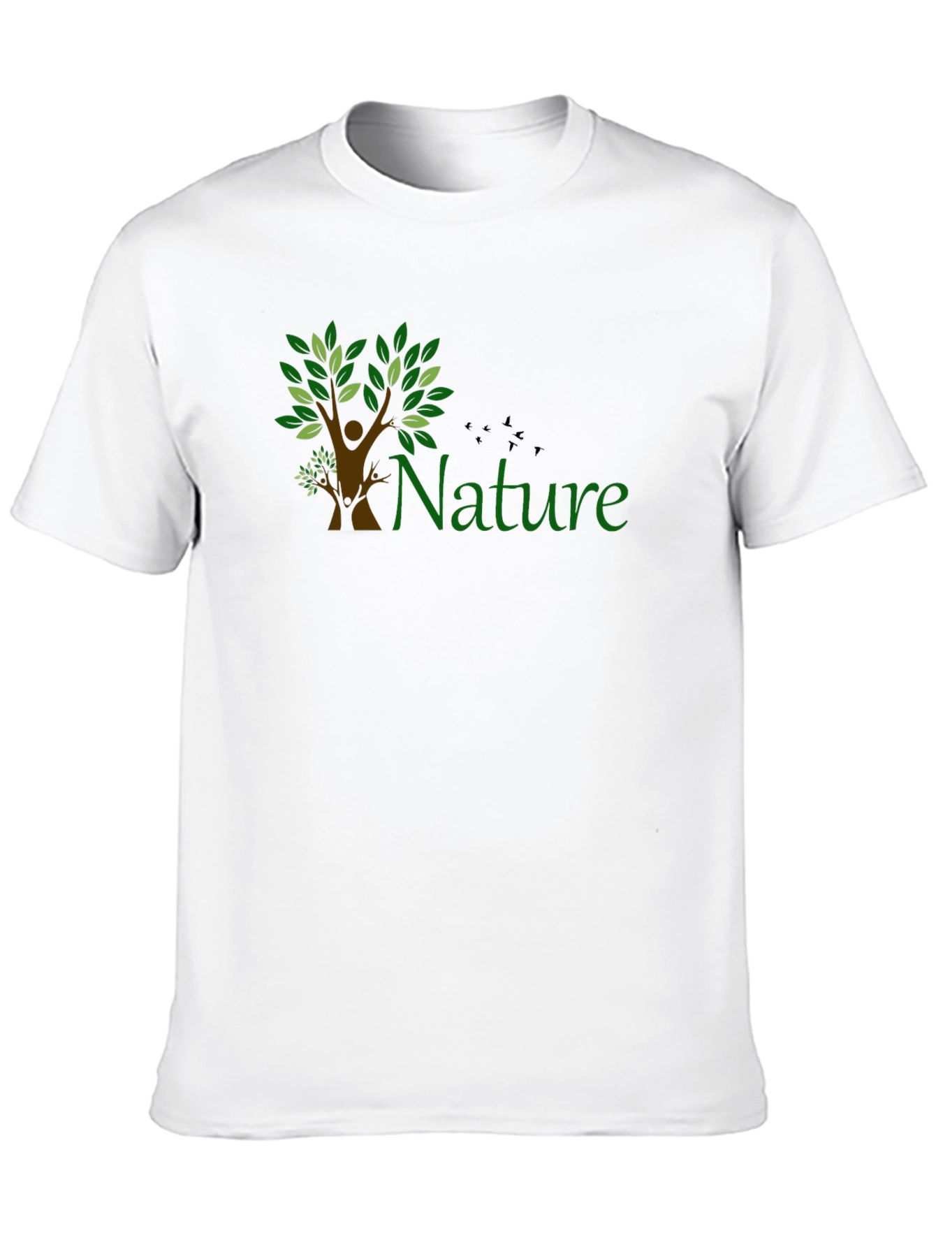 Black Nature Graphic Tee - Eco-Friendly Design view 10