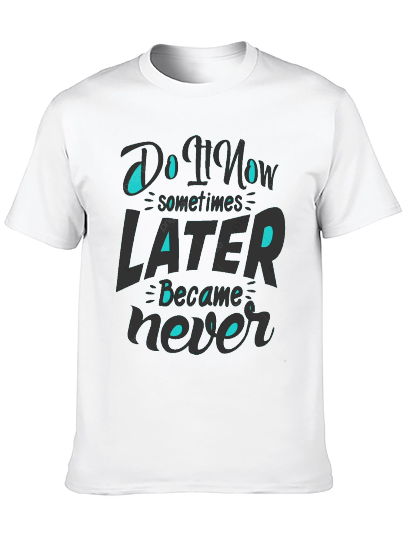 Black Do it Now T-Shirt view 10