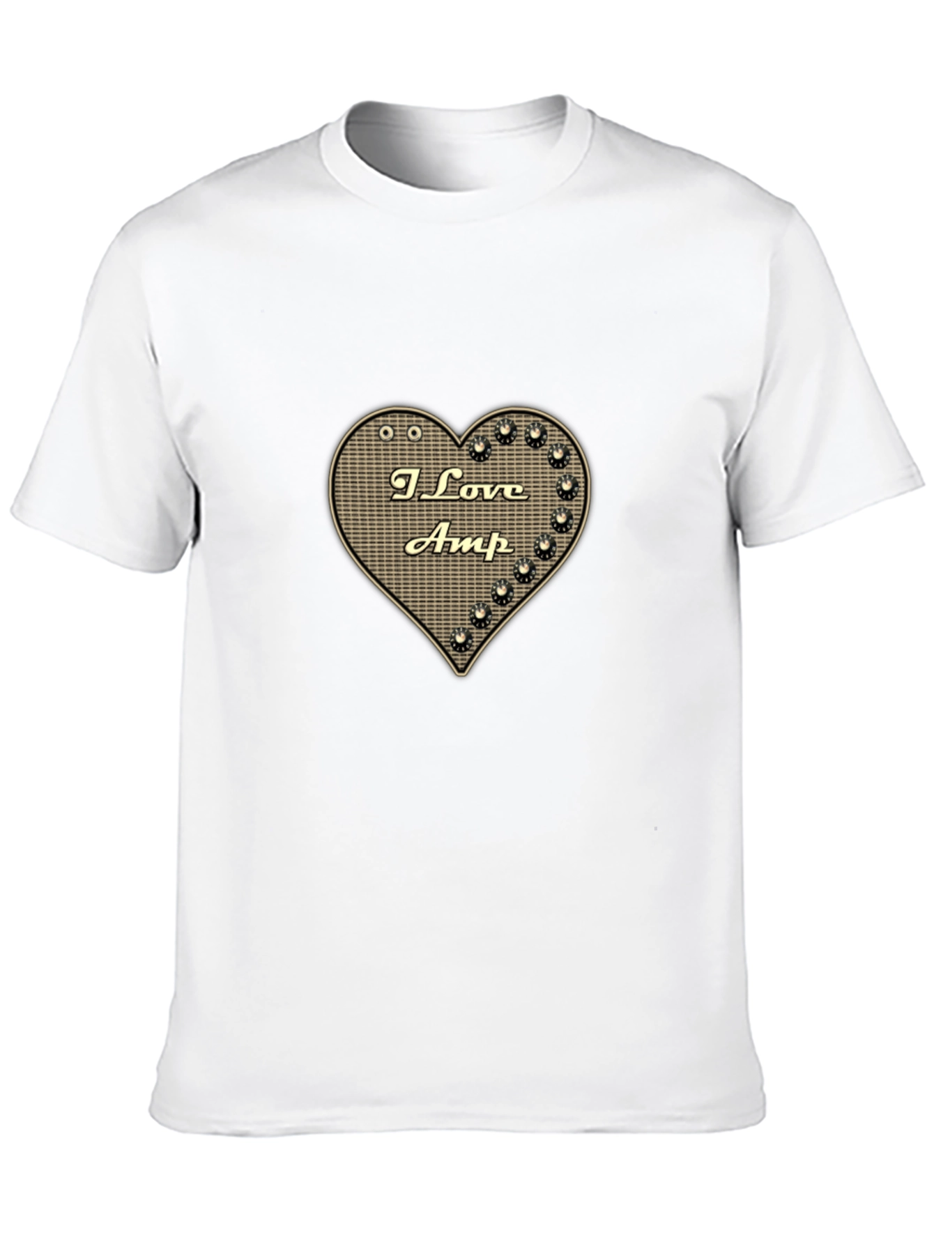 Black I Love Amp Heart Graphic T-Shirt view 10