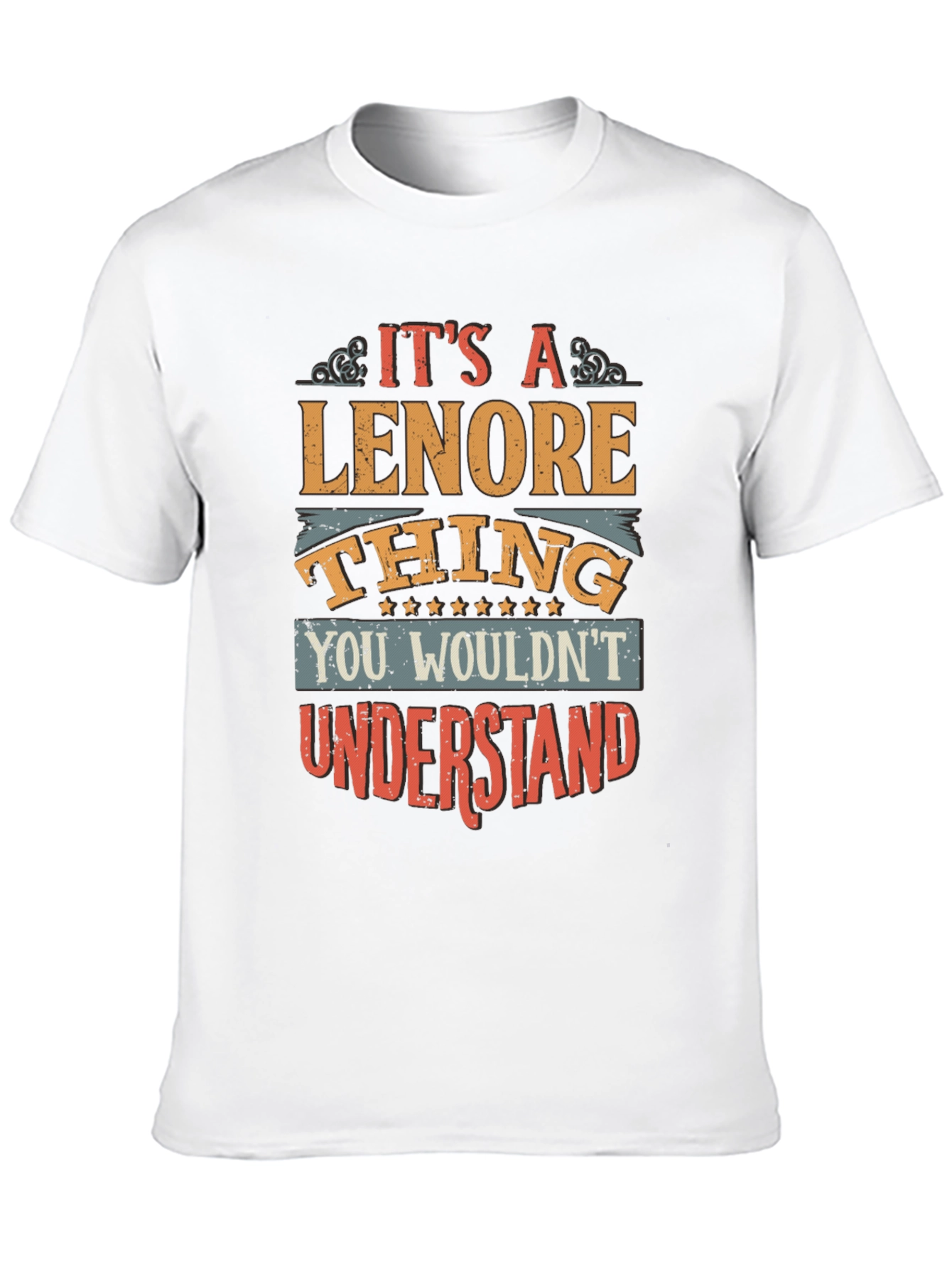 Black It's A Lenore Thing T-Shirt view 10