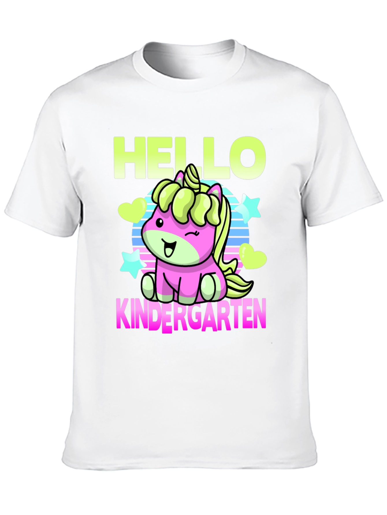 Hello Kindergarten Unicorn T-Shirt - 10