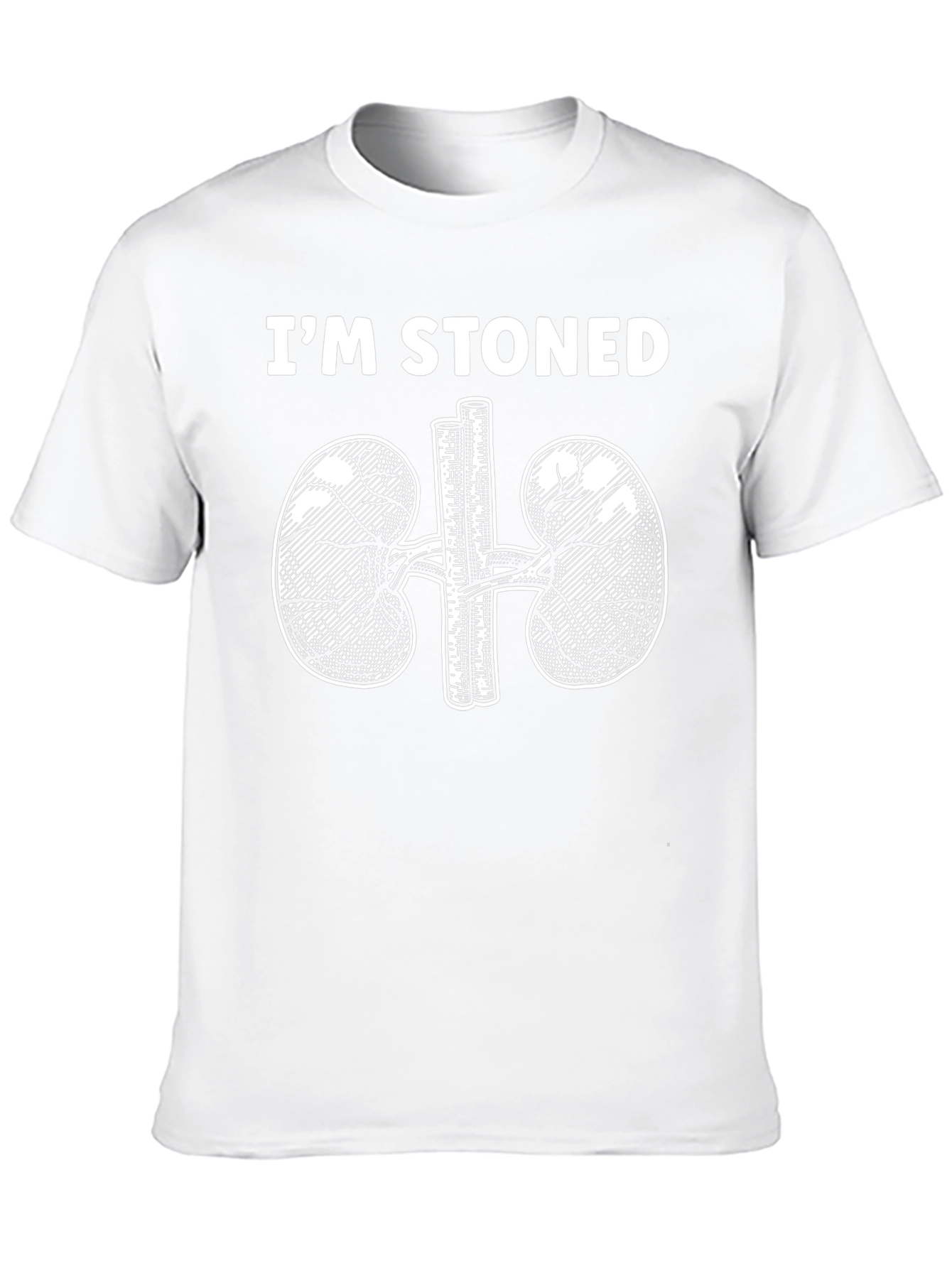 Black I'm Stoned Kidney Humor Graphic Tee view 10