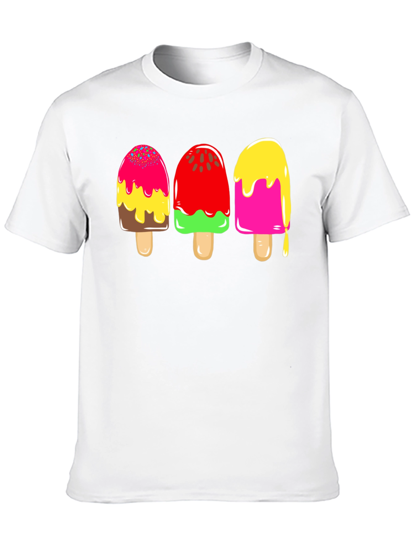 Black Fun Popsicle Graphic Tee - Summer Style view 10