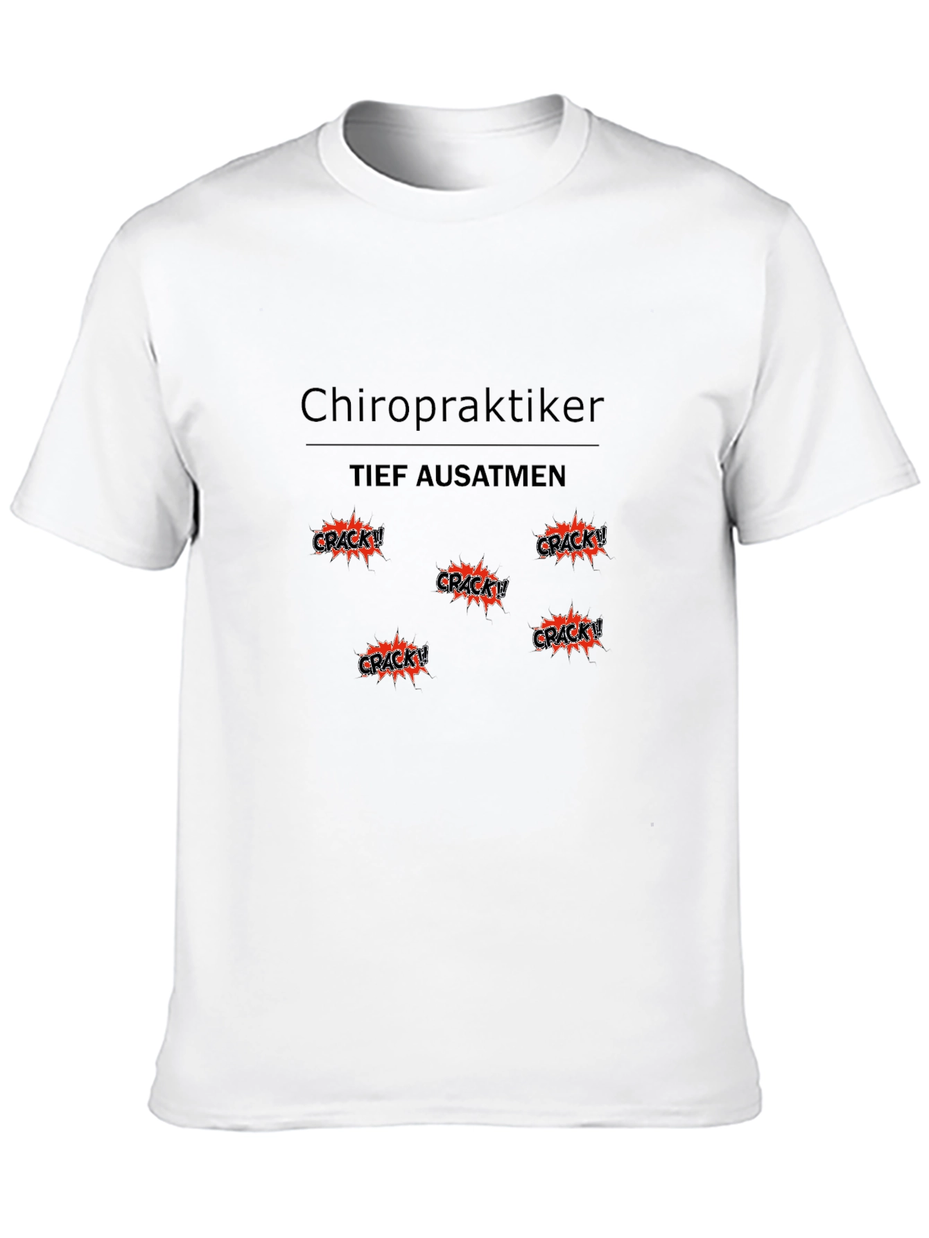 Black Chiropraktiker Crack! T-Shirt view 10