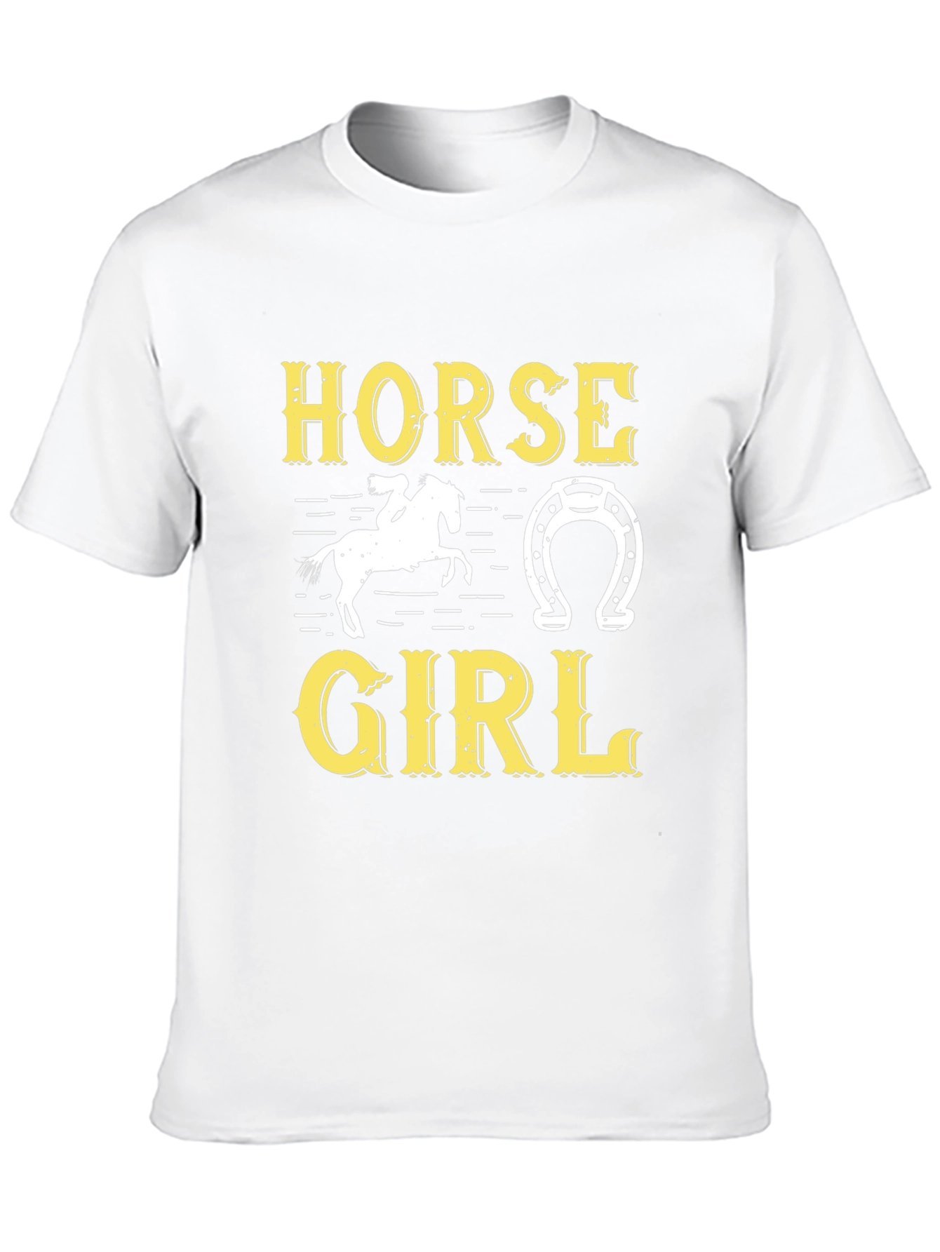 Black Horse Girl T-Shirt - Equestrian Tee view 10