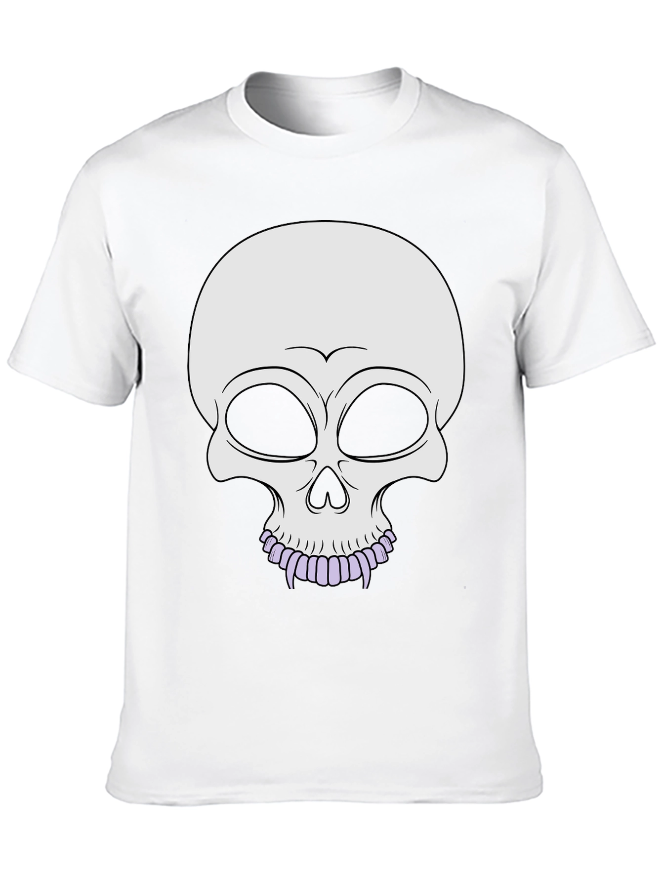 Black Skull Graphic Tee - Stylish Halloween Apparel view 10