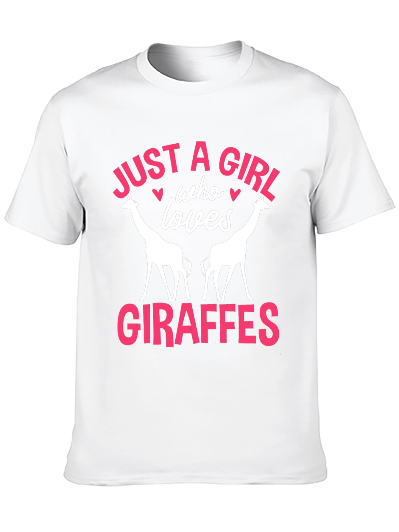 Just a Girl Who Loves Giraffes T-Shirt - 10