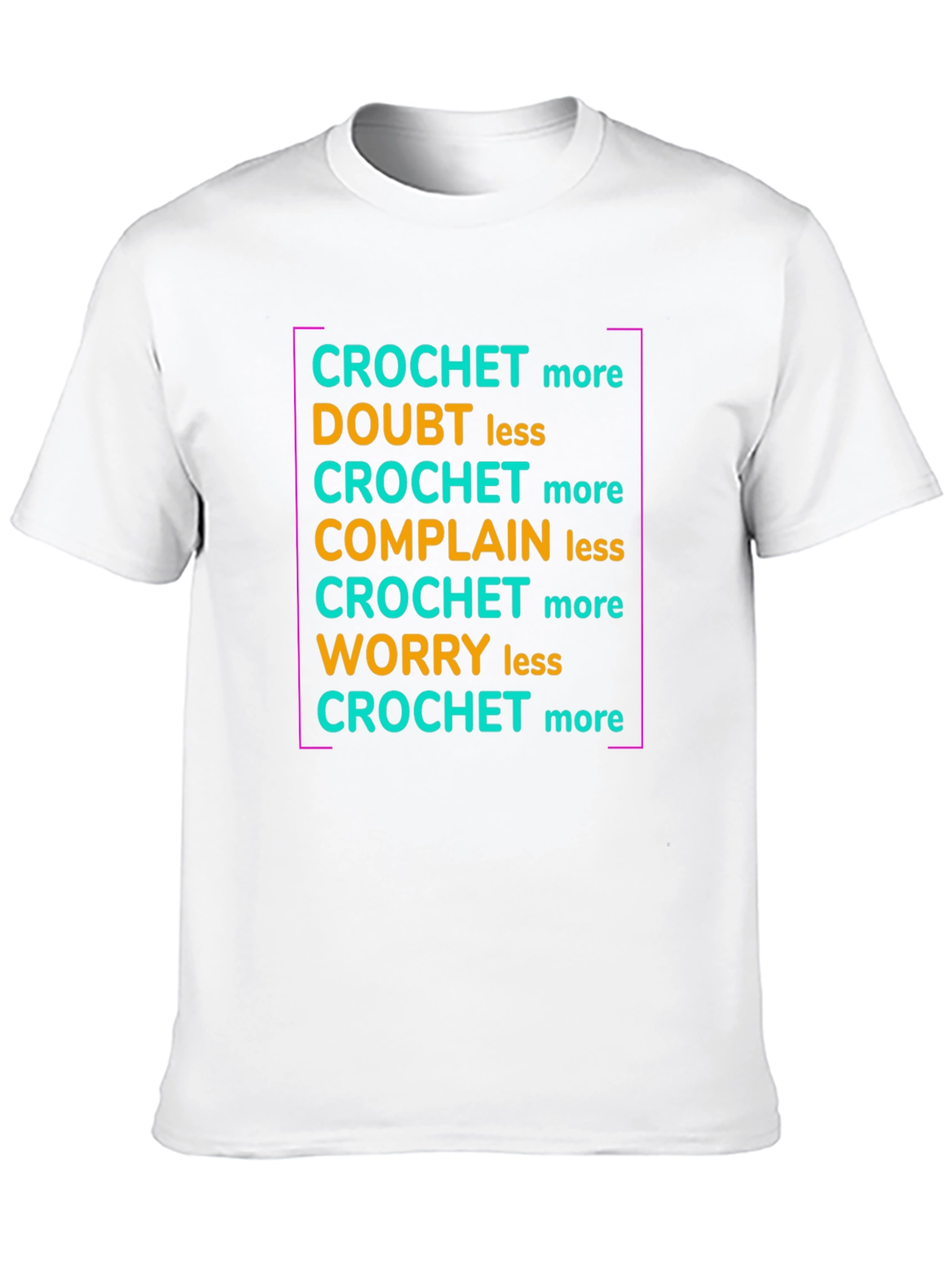 Black Crochet More T-Shirt - Hobby Apparel view 10