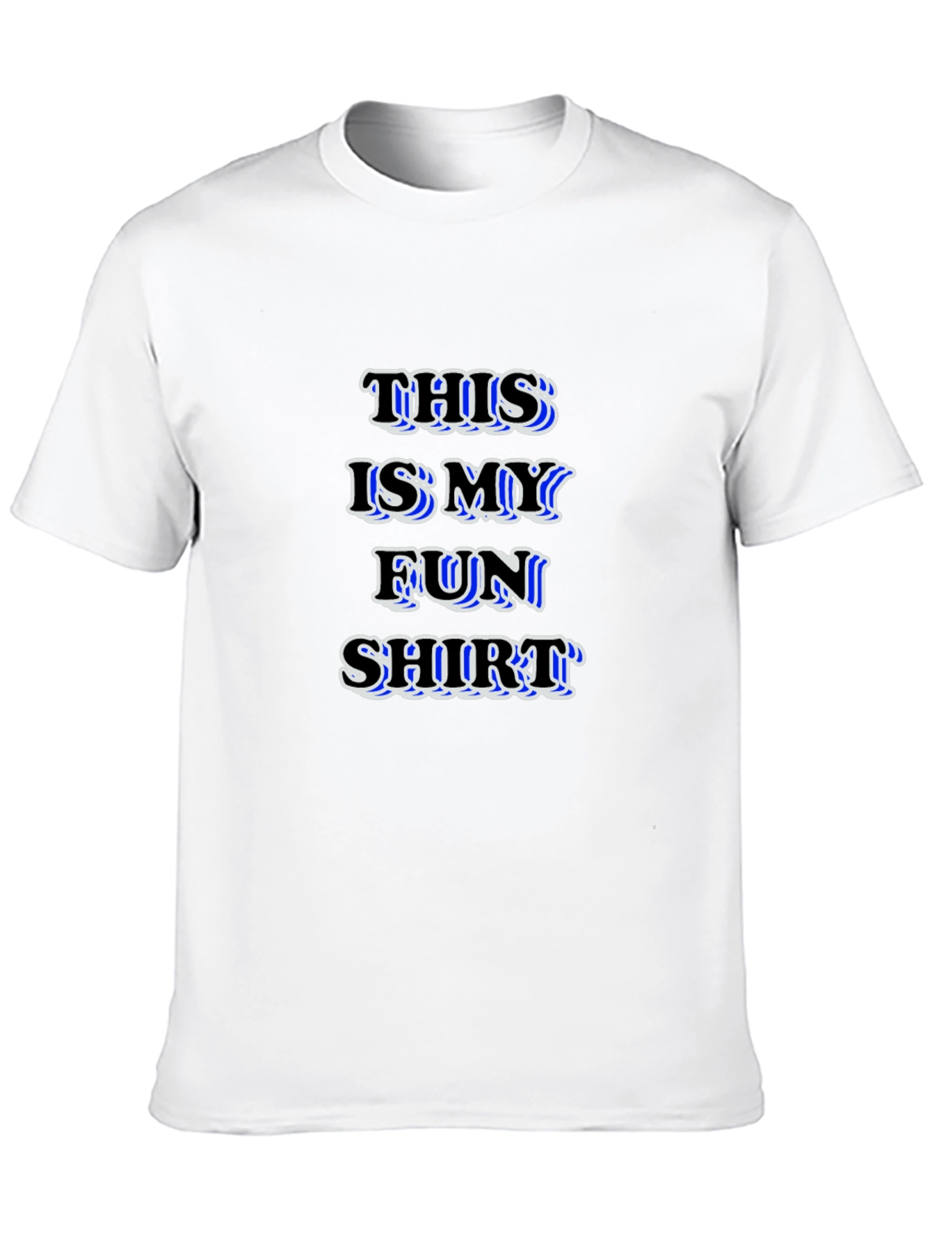 Black Fun Shirt Men's T-Shirt - Funny Slogan Tee view 10