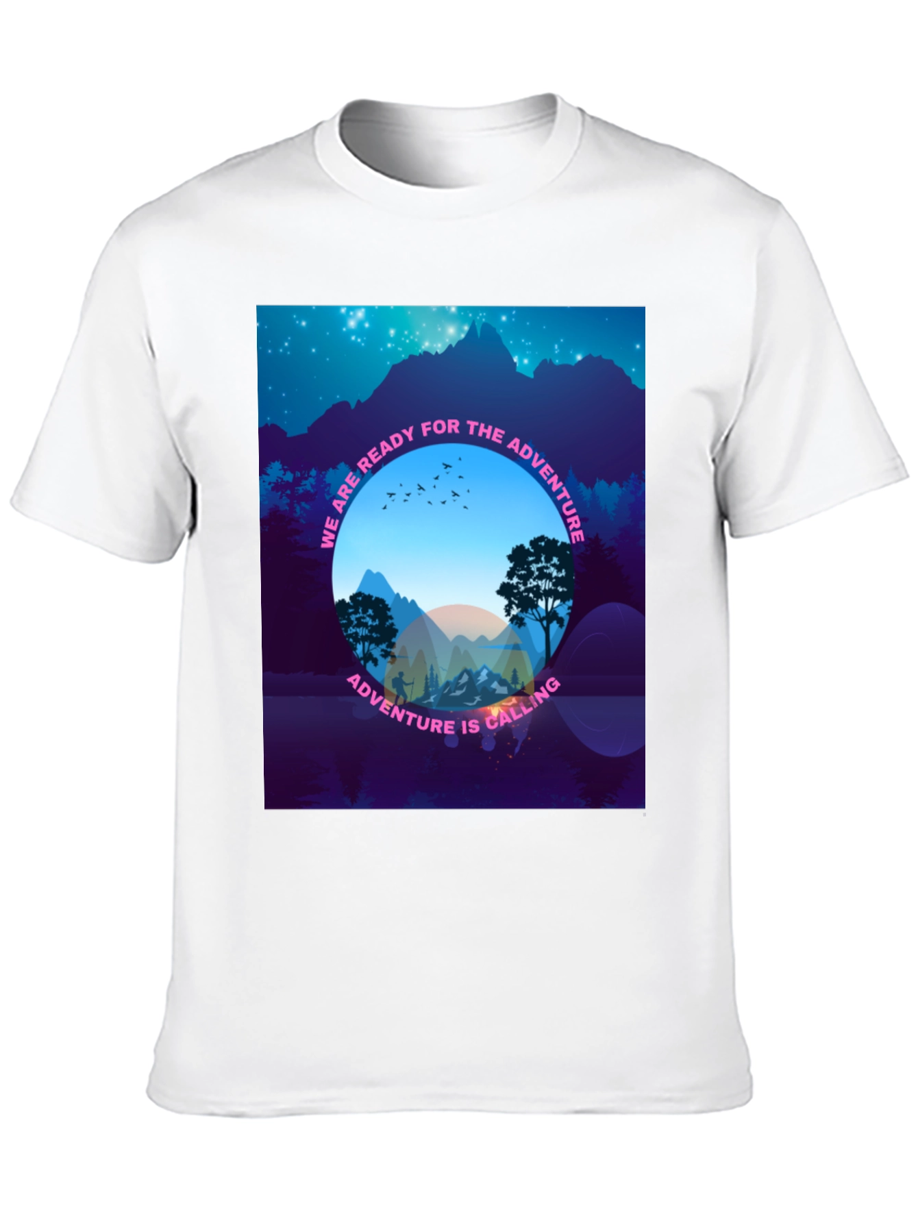 Black Adventure Calling T-Shirt - Ready for the Outdoors view 10