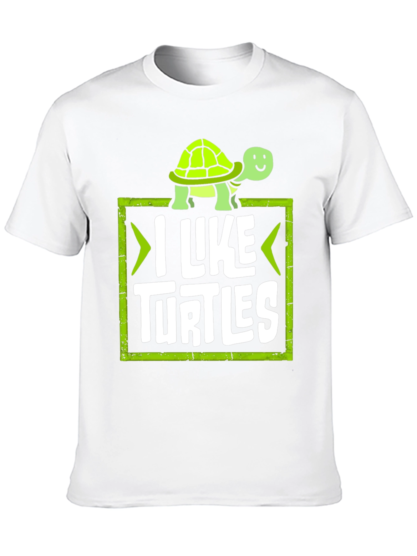 Black I Like Turtles Graphic Tee view 10