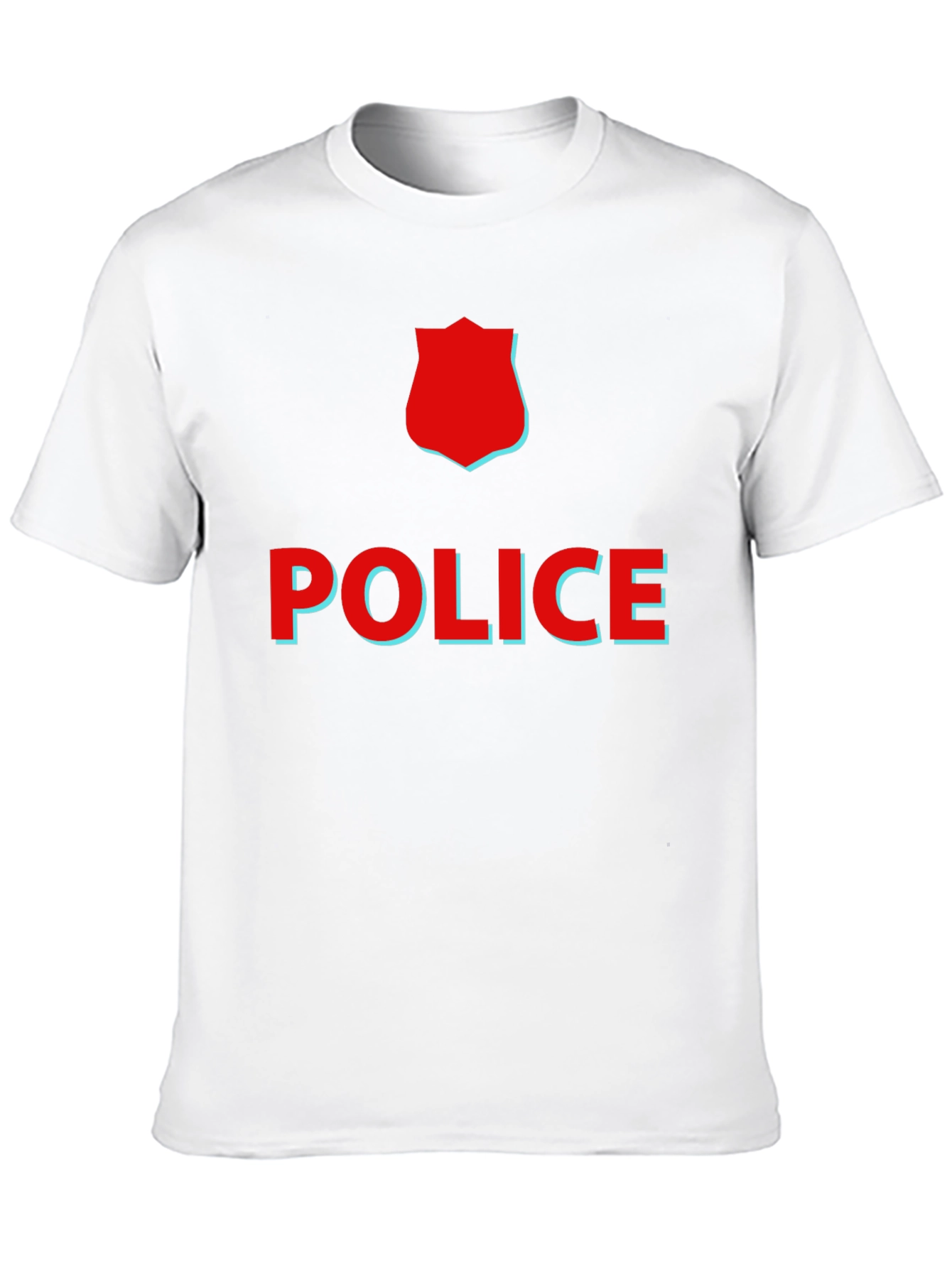 Black Novelty Police Graphic Tee view 10
