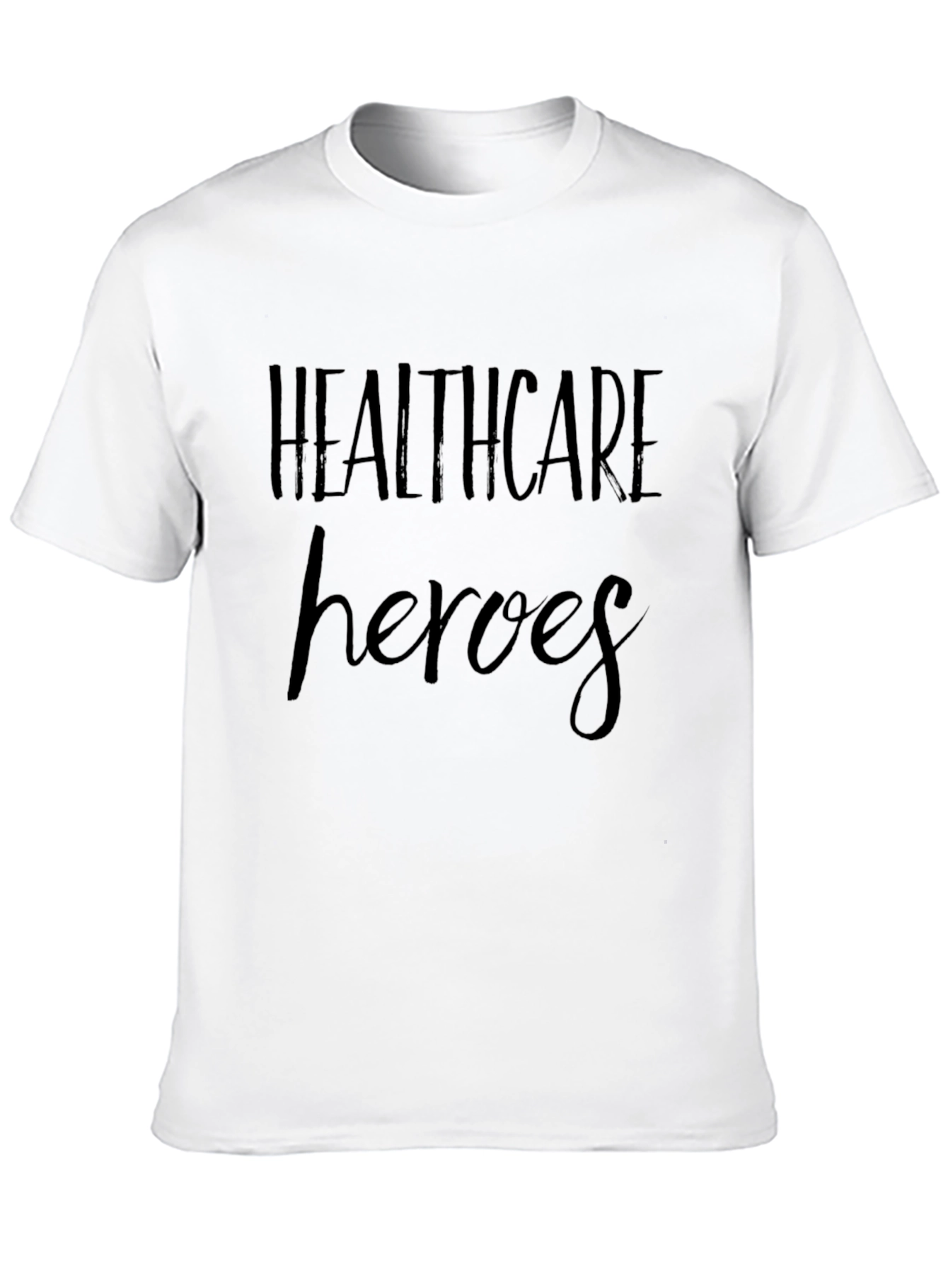 Black Healthcare Heroes Graphic T-Shirt view 10
