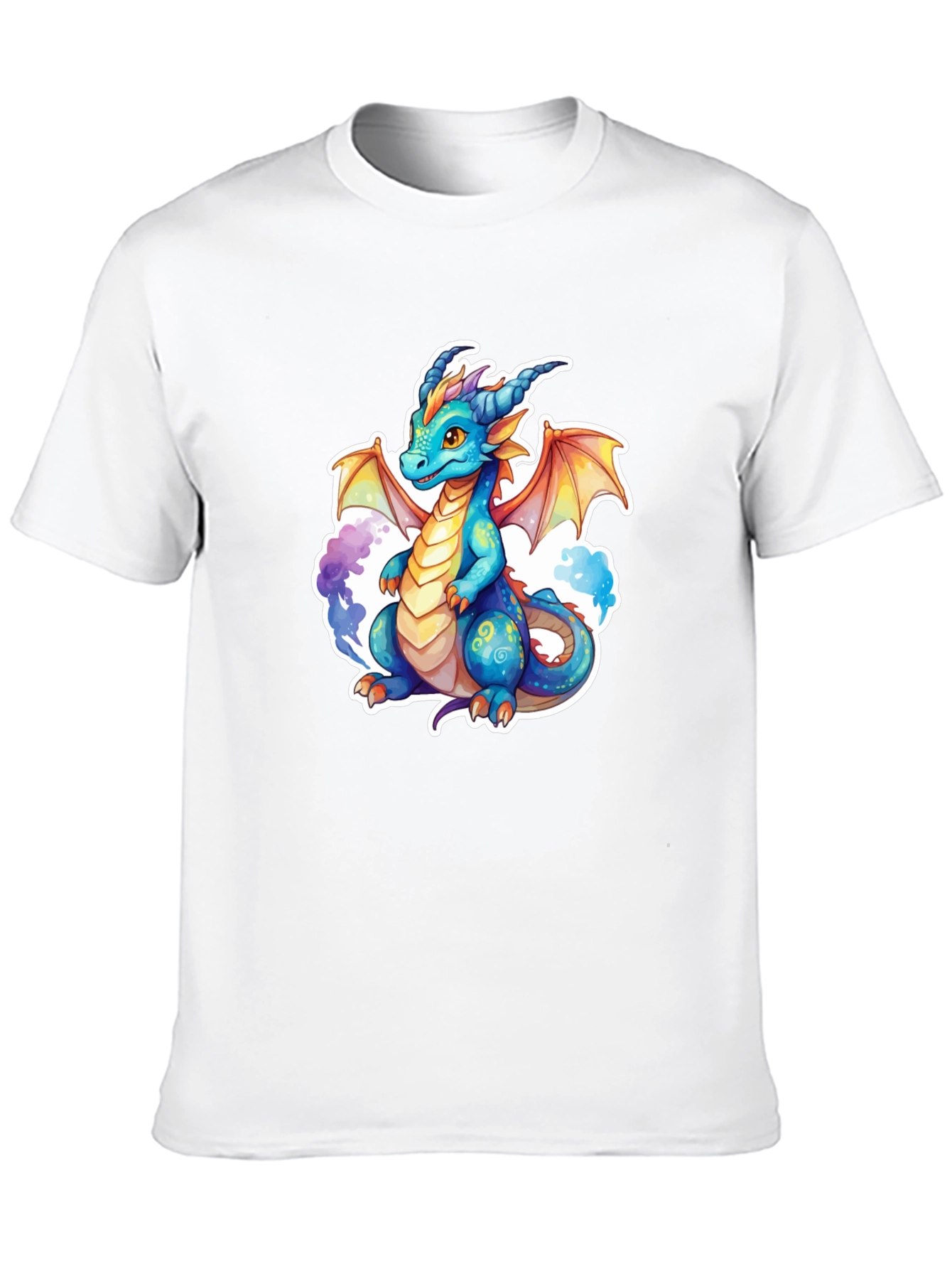Black Dragon Graphic Tee - Fantasy Art Shirt view 10
