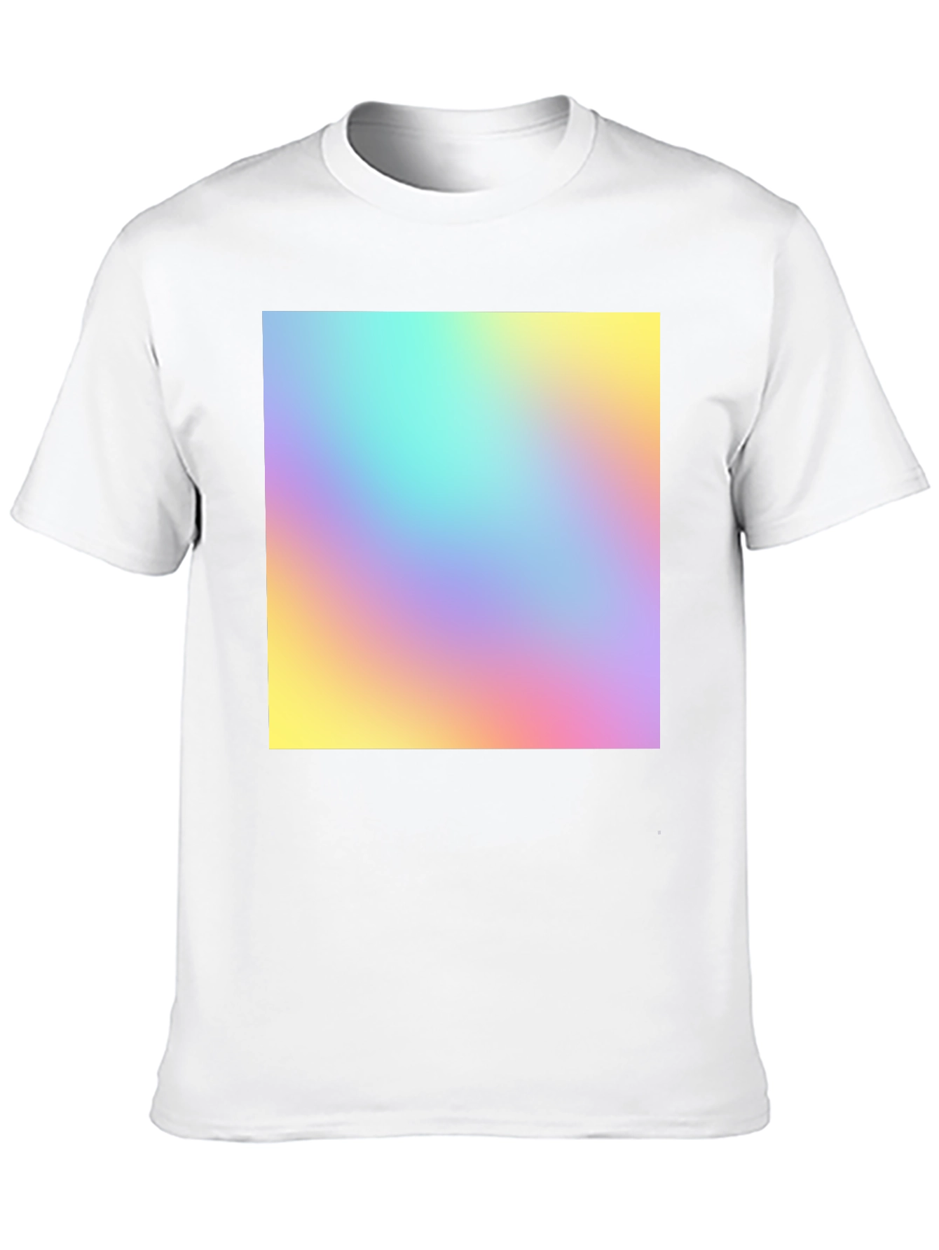 Black Vibrant Gradient T-Shirt view 10