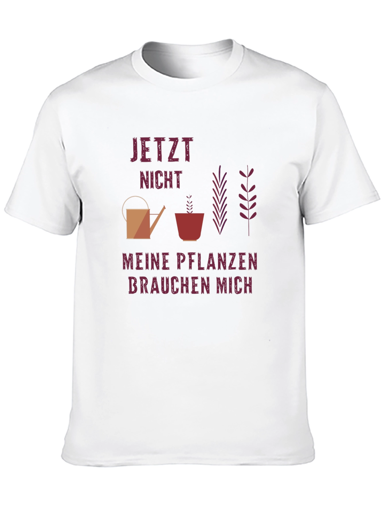 Black Gardener T-Shirt - Plants Need Me Design view 10