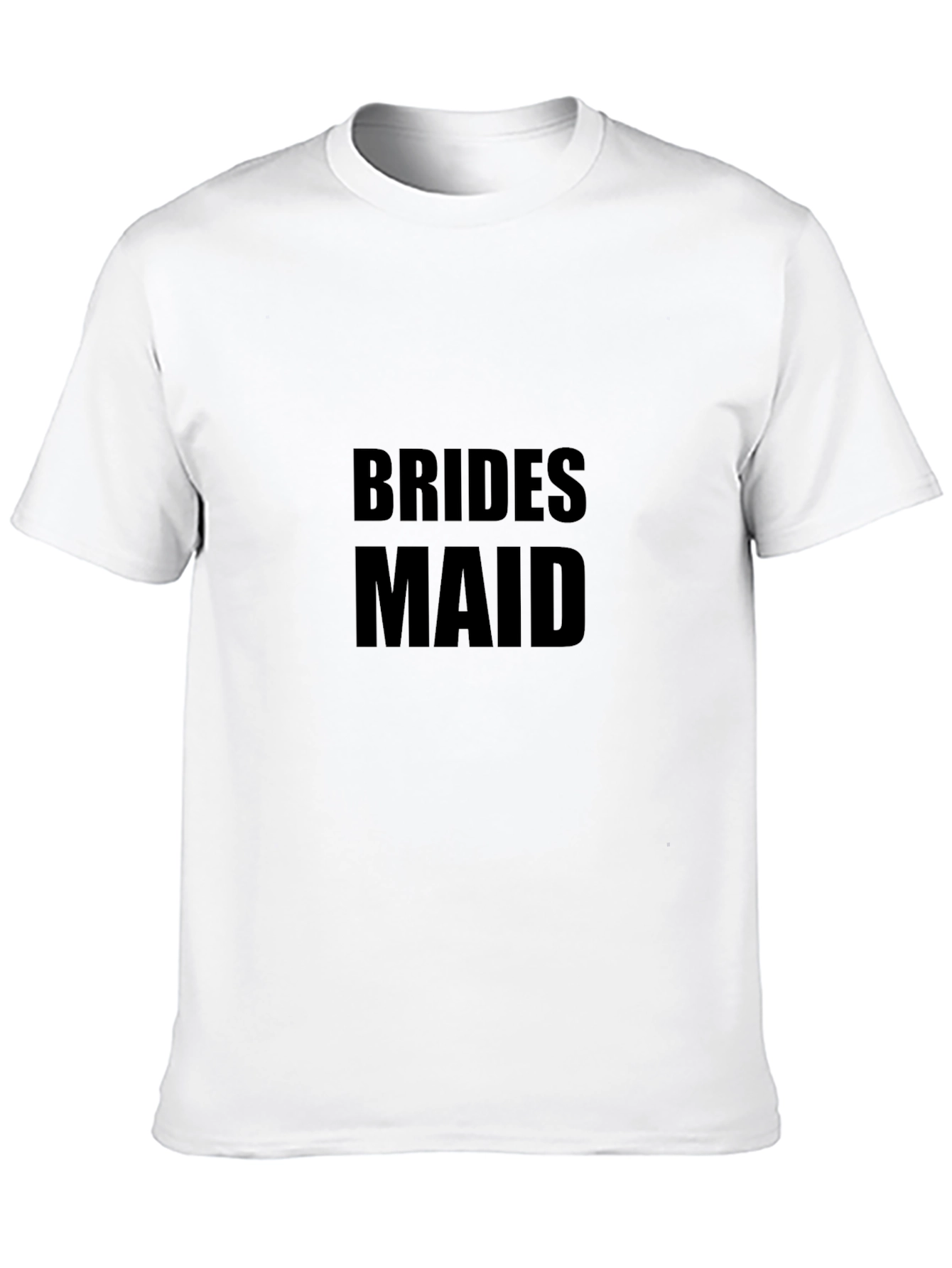 Black Bridesmaid Crew Tee - Wedding Party Shirt view 10