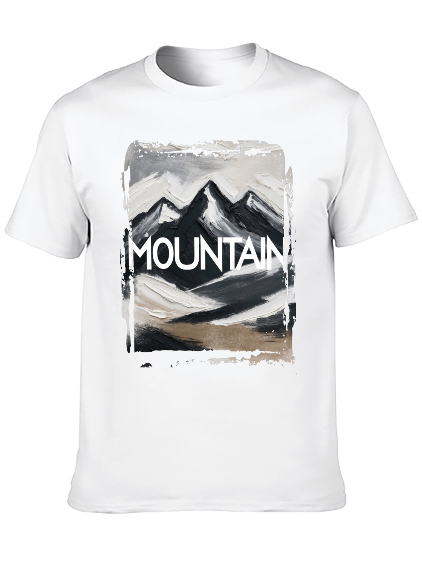 Black Mountain Graphic Tee - Black Cotton Blend view 10