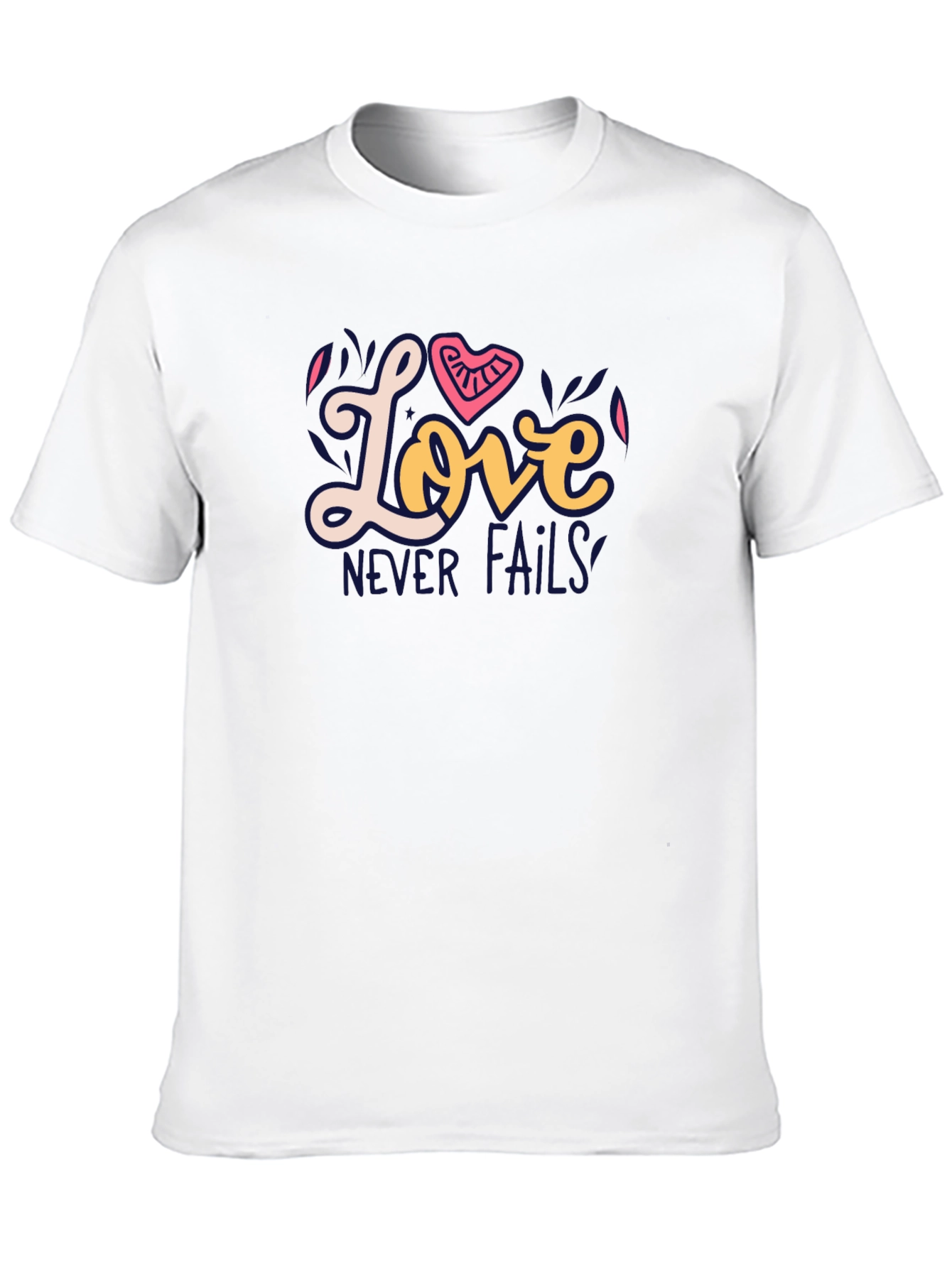 Black Love Never Fails Graphic Tee view 10