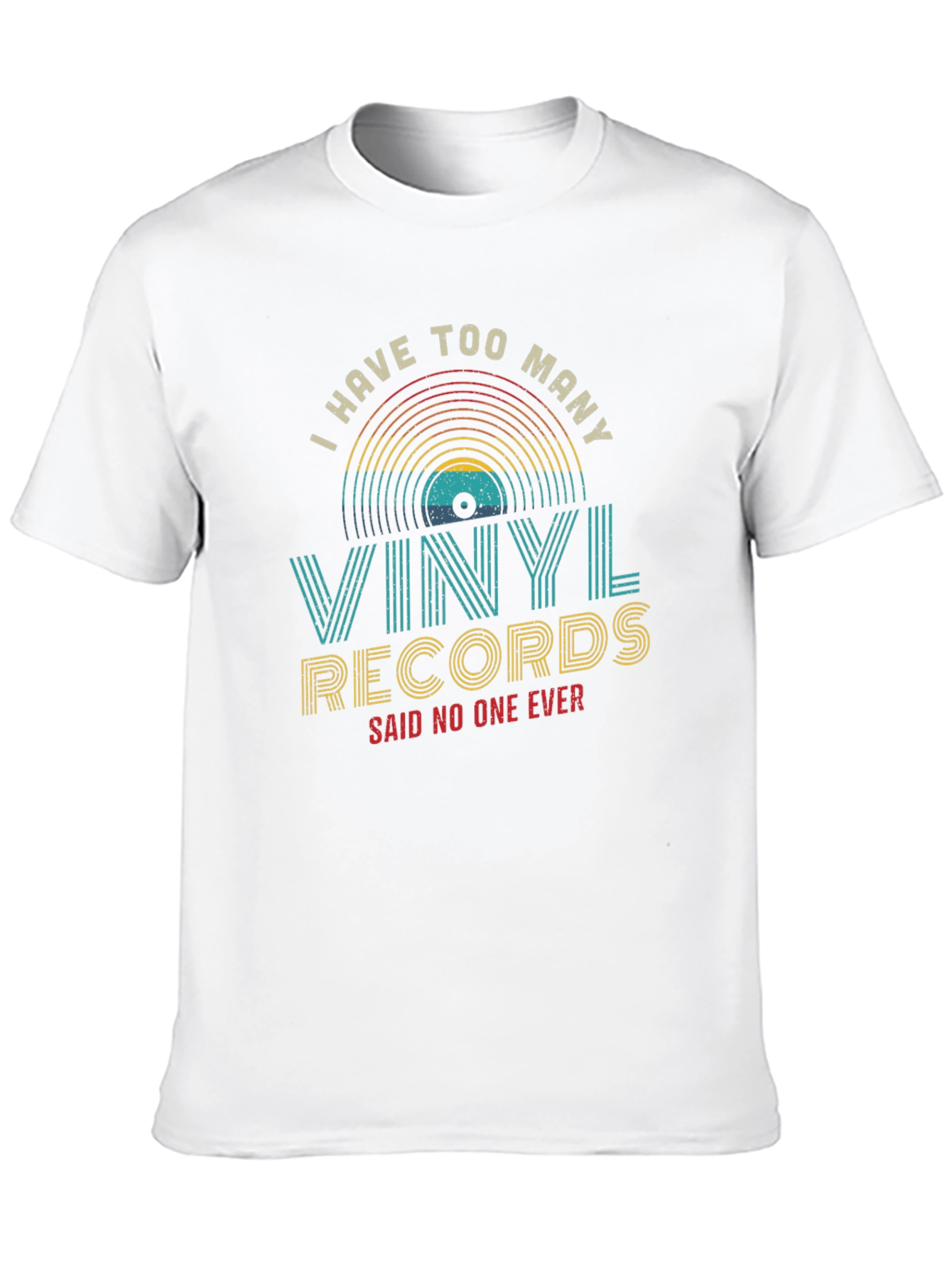 Black Vinyl Records T-Shirt - I Have Too Many! view 10