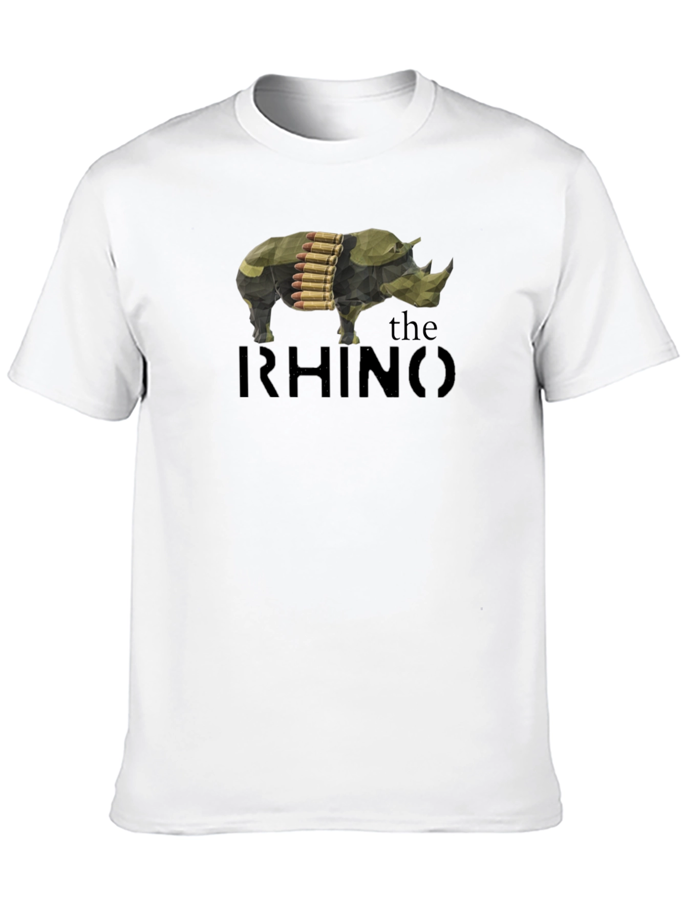 Black The Rhino Graphic T-Shirt - Men's Black Tee view 10