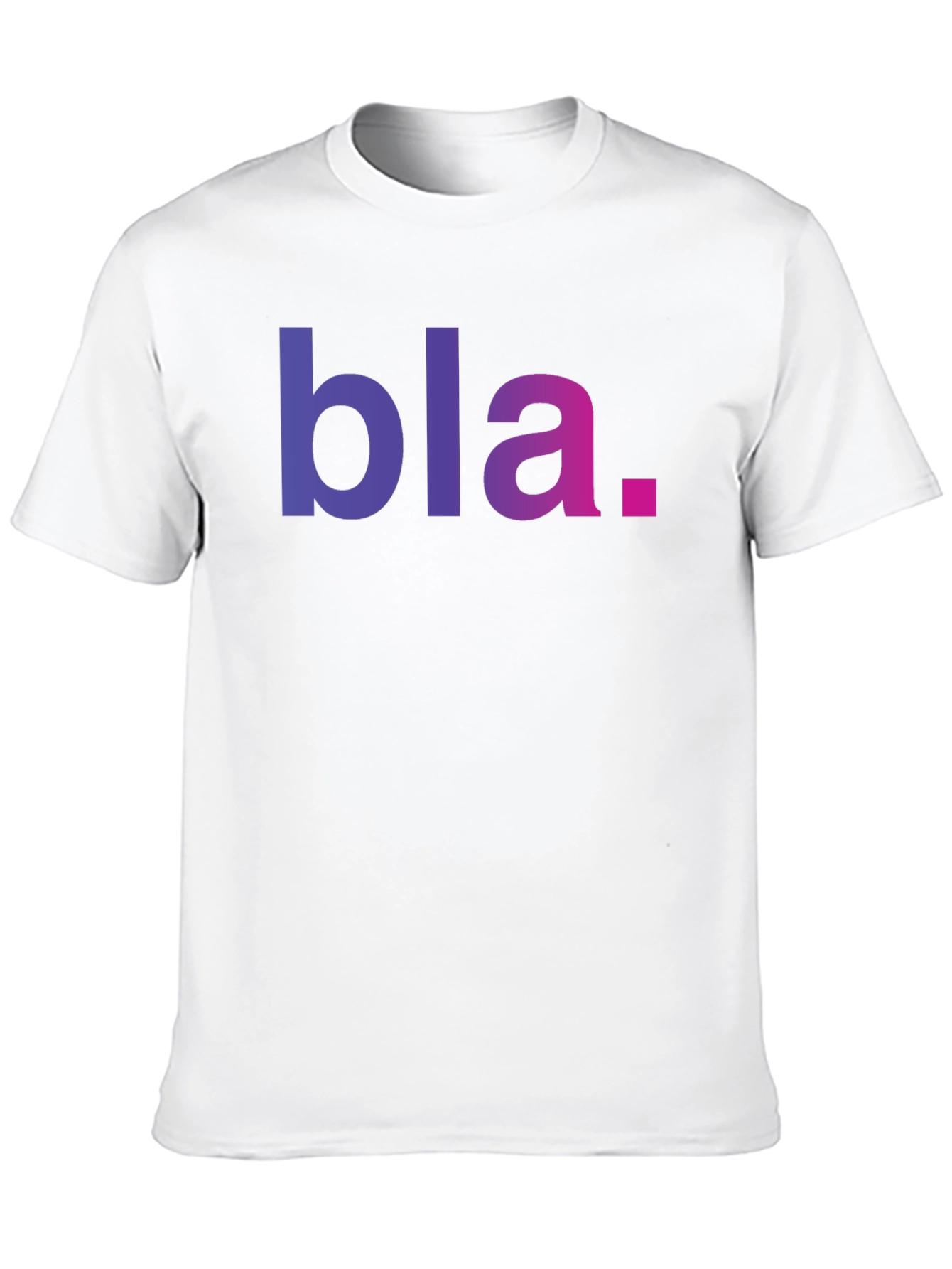Black Bla Graphic Tee - Black Casual T-Shirt view 10