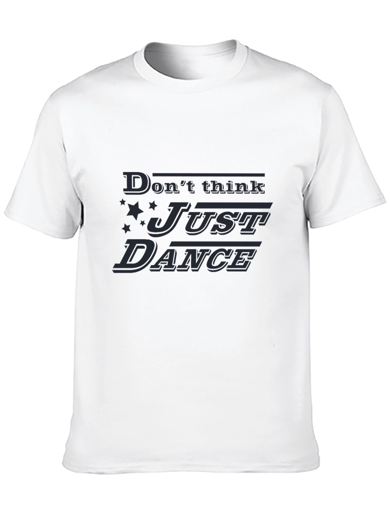 Black Just Dance Graphic Tee - Black Cotton Blend view 10