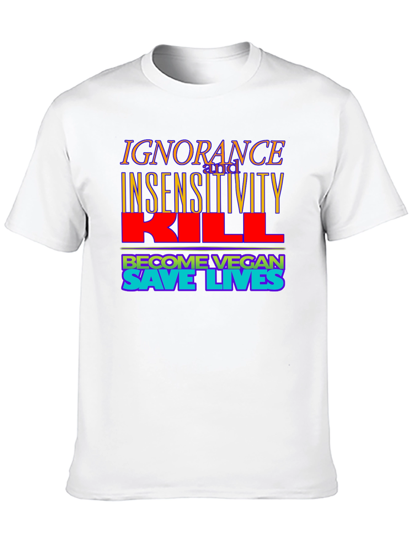 Ignorance Kills Vegan T-Shirt - 10